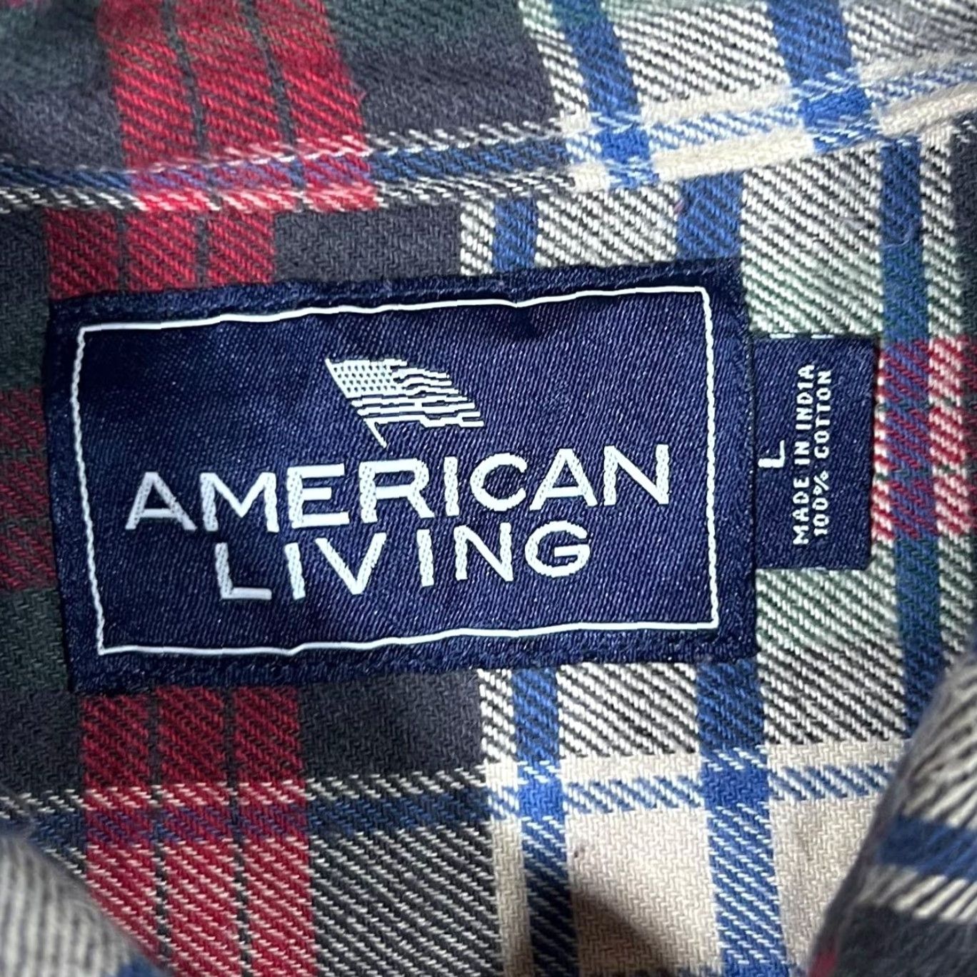 Vintage VINTAGE American Living Multi Plaid Check Long Sleeve Cotton Flannel Shirt L Mens Size US L / EU 52-54 / 3 - 3 Thumbnail