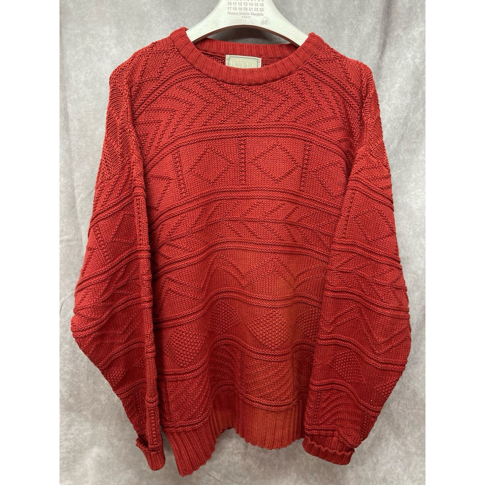 Other Vintage Christopher Hayes Sweater Mens Large Red Fair Isle W Size US L / EU 52-54 / 3 - 1 Thumbnail