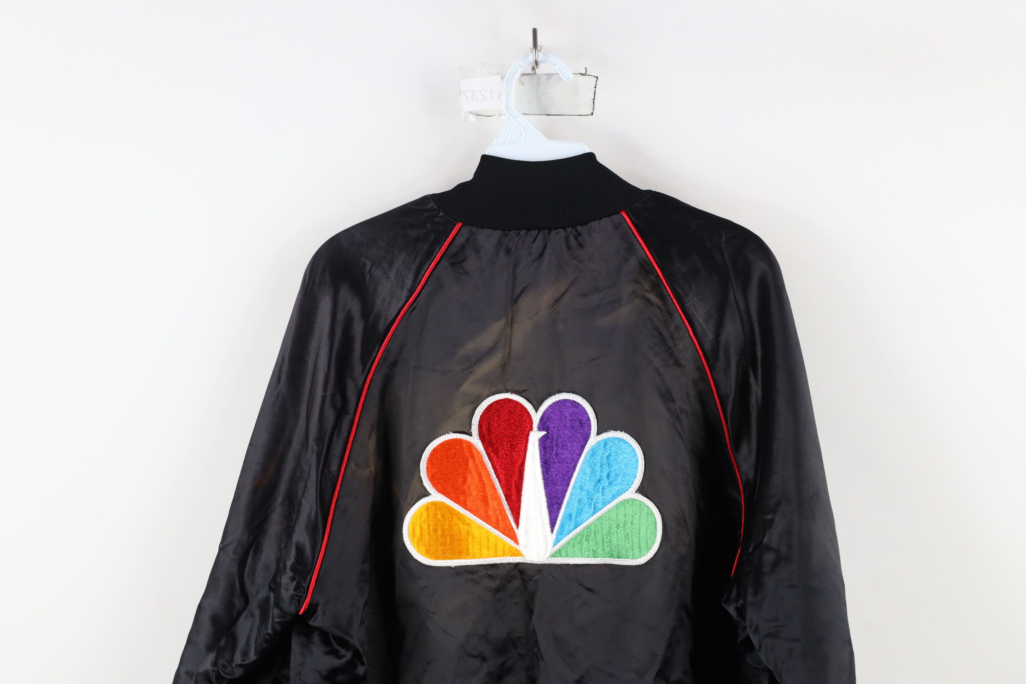 Vintage Vintage 70s 80s Streetwear Peacock Satin Bomber Jacket USA Size US L / EU 52-54 / 3 - 16 Thumbnail