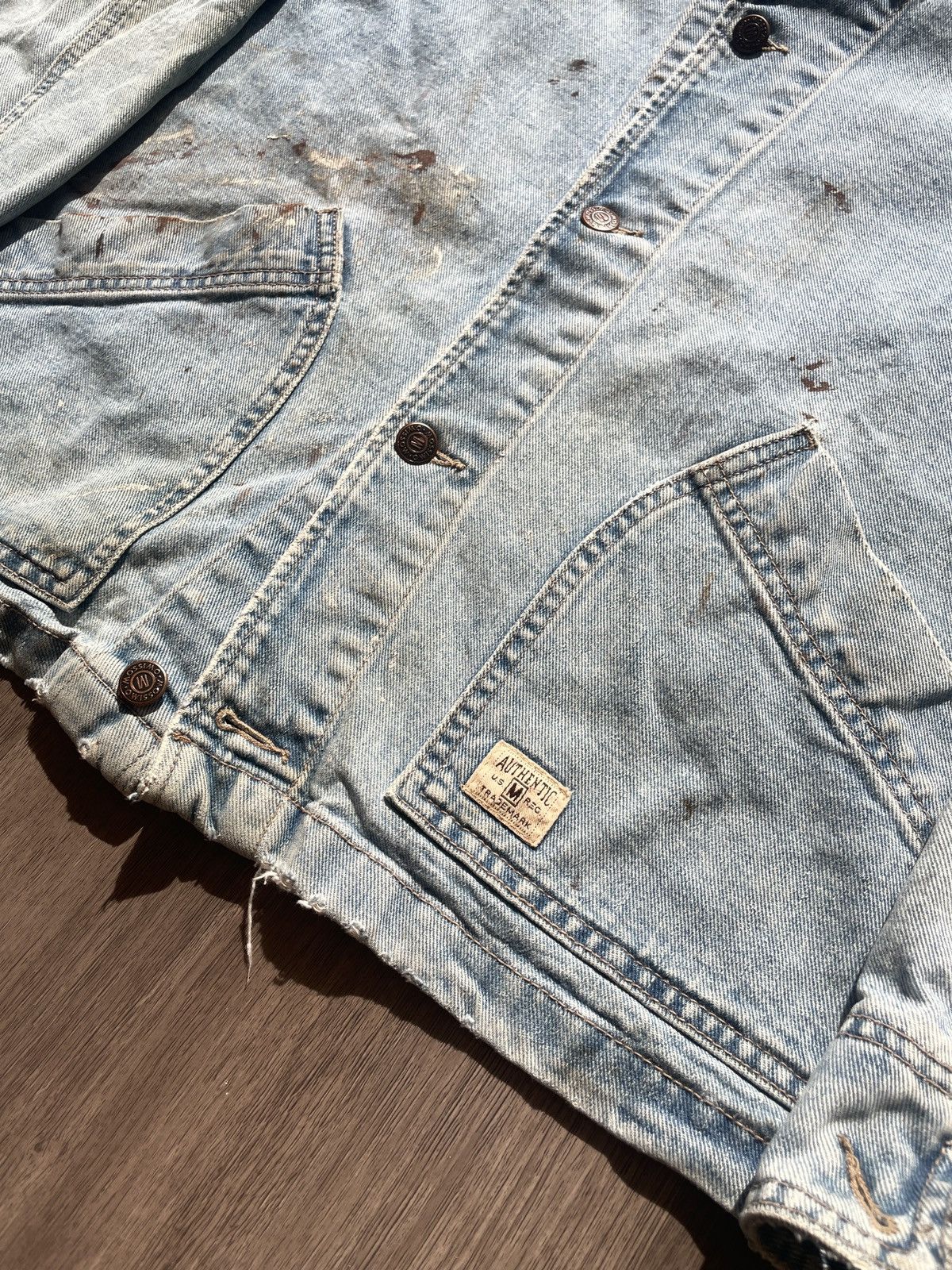 Mossimo Vintage Mossimo USA “Workwear” Denim Jacket (Sz. XL) Size US XL / EU 56 / 4 - 3 Thumbnail