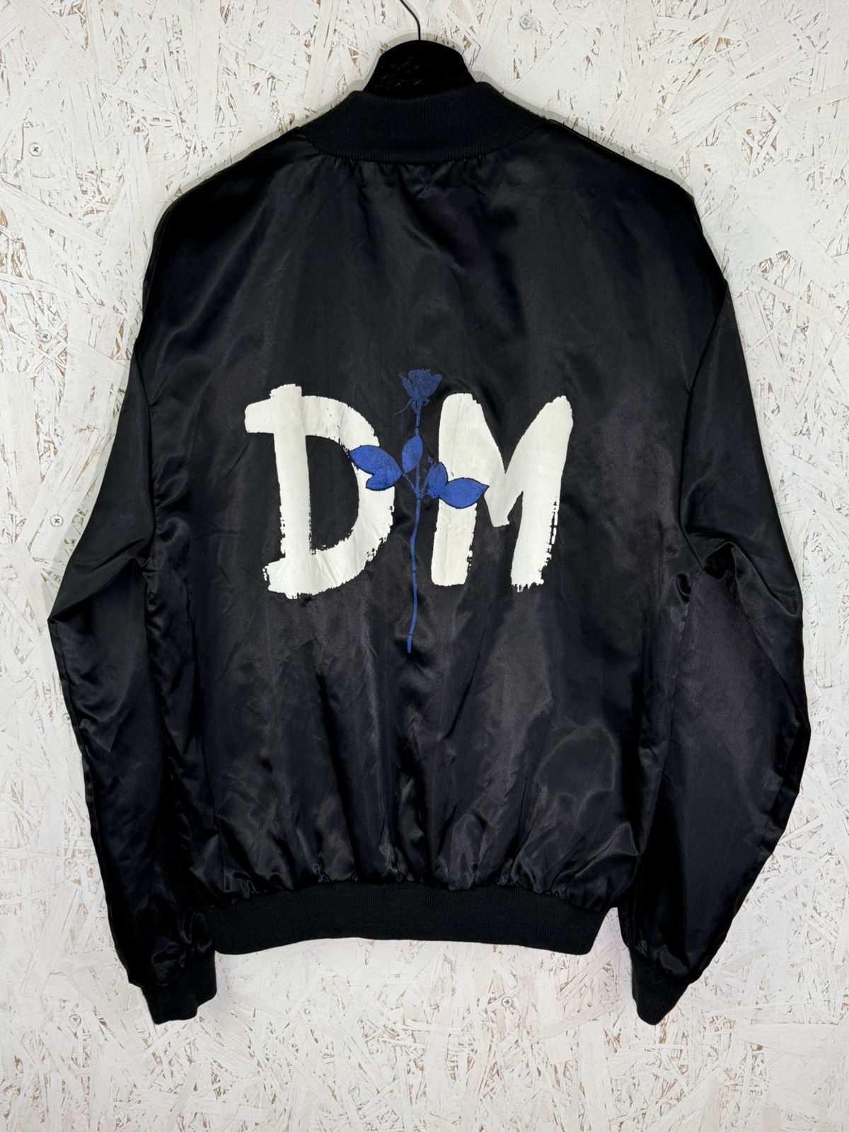 Band Tees 80s 90s Vintage Depeche Mode Band Rose Logo Bomber Jacket Size US L / EU 52-54 / 3 - 1 Thumbnail