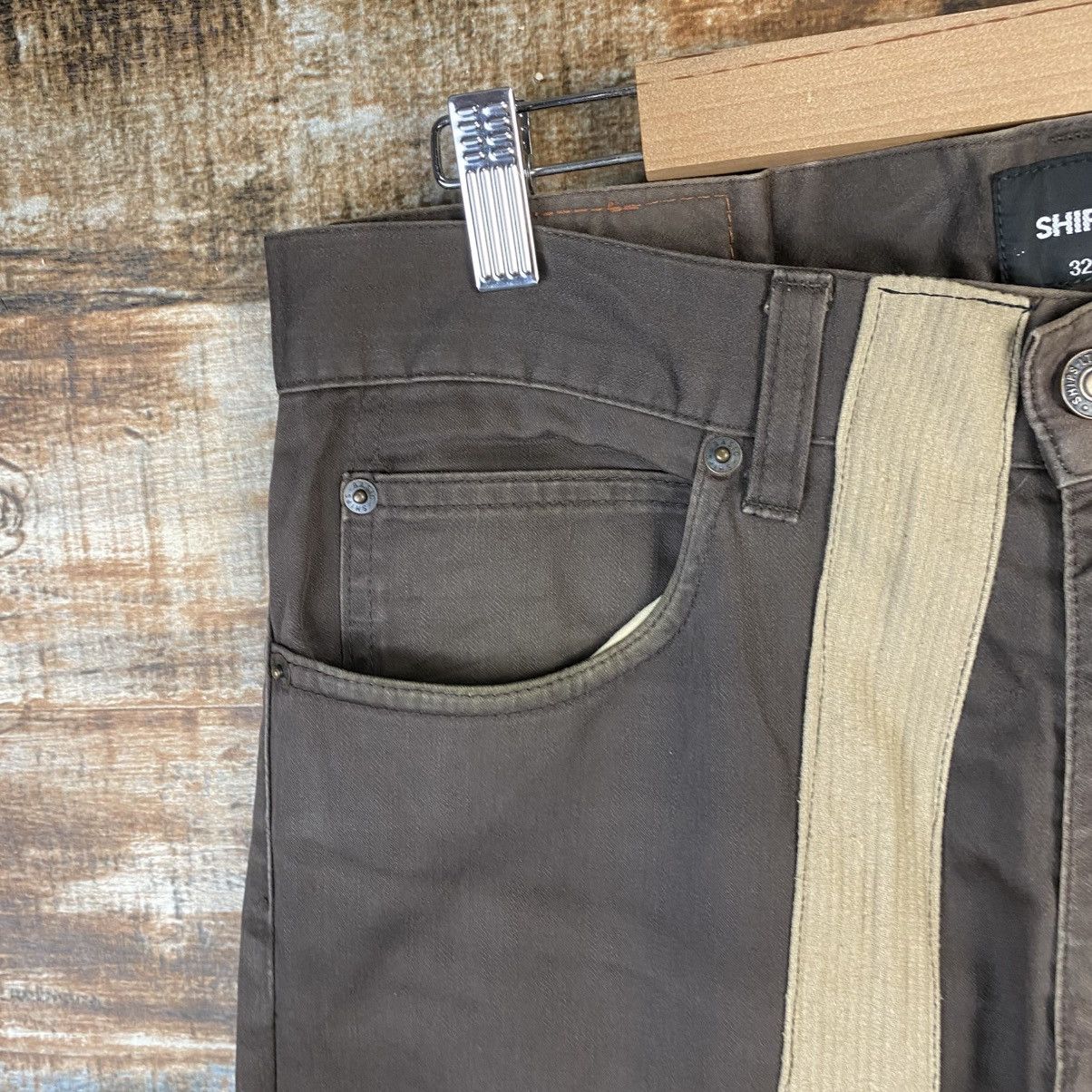 SHIPS DL Ships Brown custom reconstruct Cargo Pants #C922 Size US 32 / EU 48 - 7 Thumbnail
