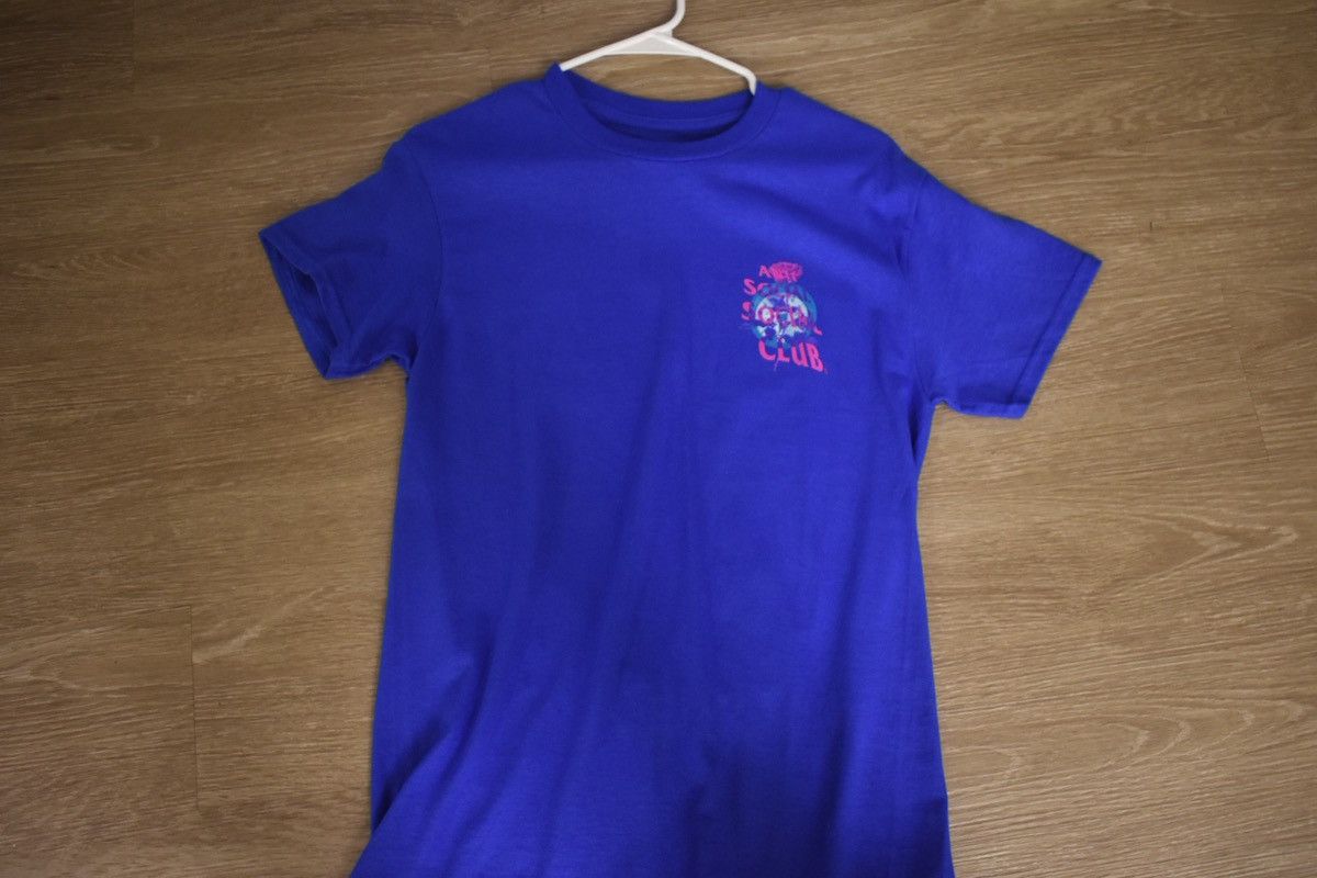 Anti Social Social Club Blue Anti Social Tee Size US S / EU 44-46 / 1 - 1 Thumbnail