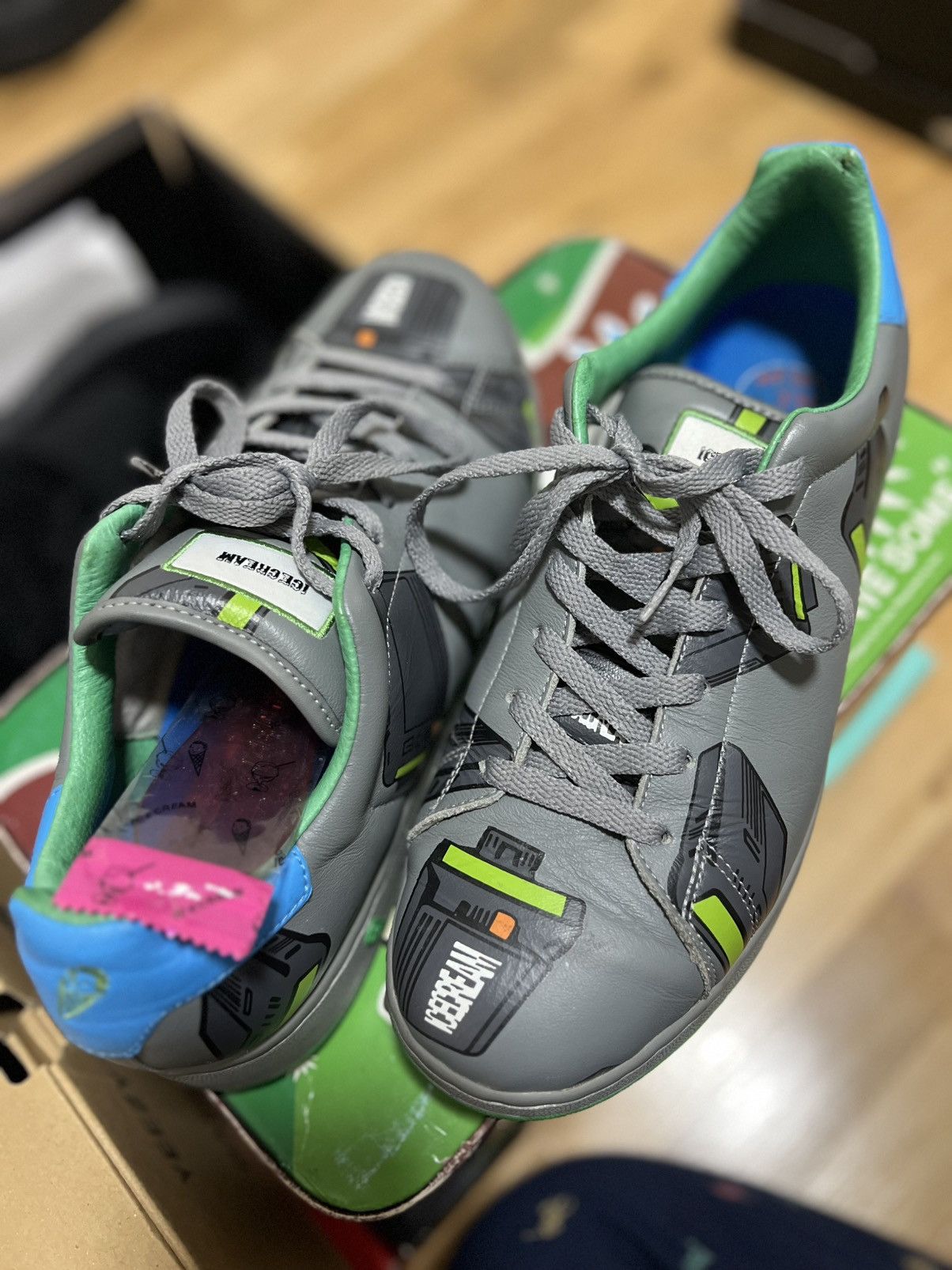 Billionaire Boys Club × Icecream × Reebok Ice Cream Low “Beeper” Gray Size 10 Size US 10 / EU 43 - 3 Thumbnail