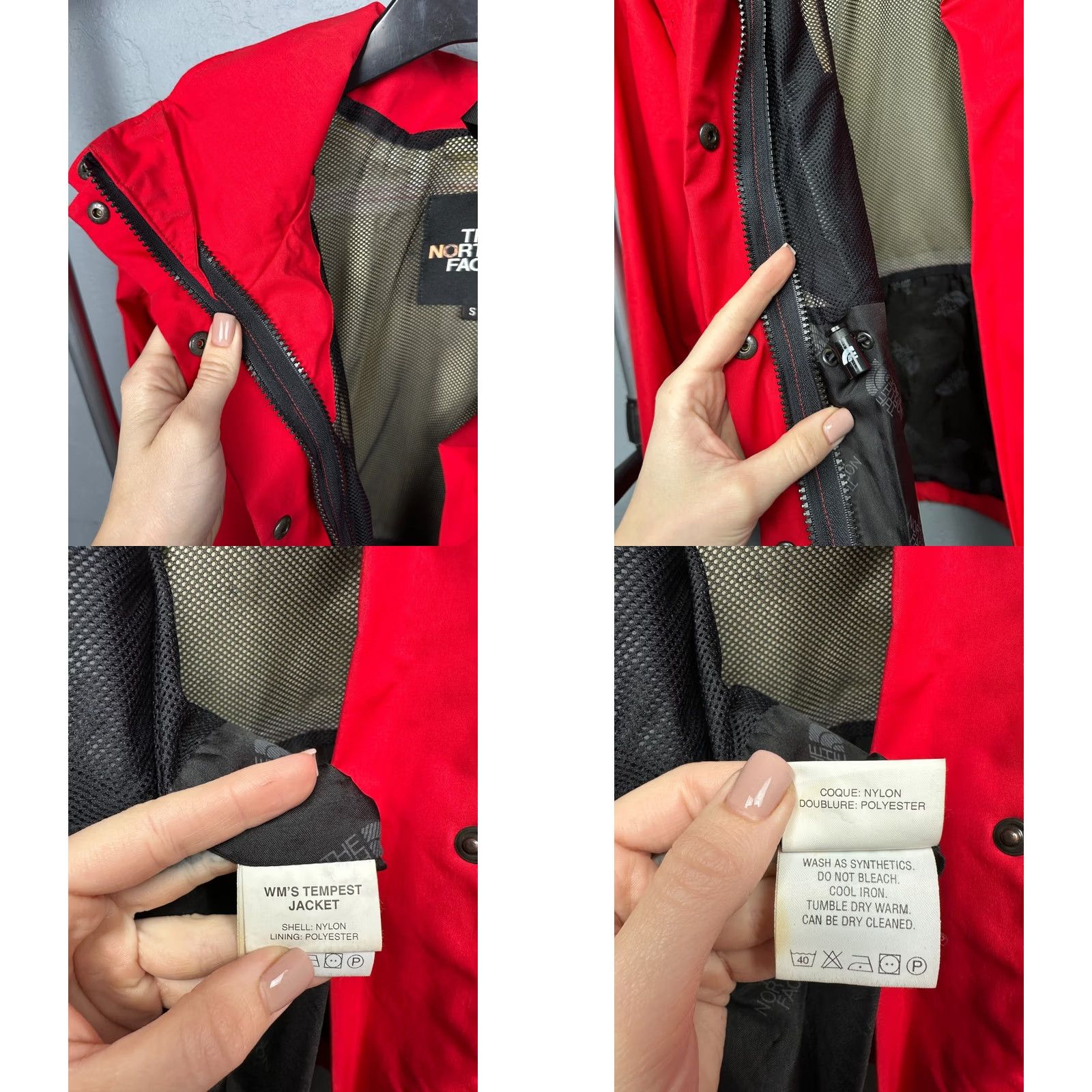 The North Face The North Face 90s Vintage Womens Nylon Gore Tex Jacket S Red Windbreaker Logo 90s Womens Jacket Size S / US 4 / IT 40 - 8 Thumbnail