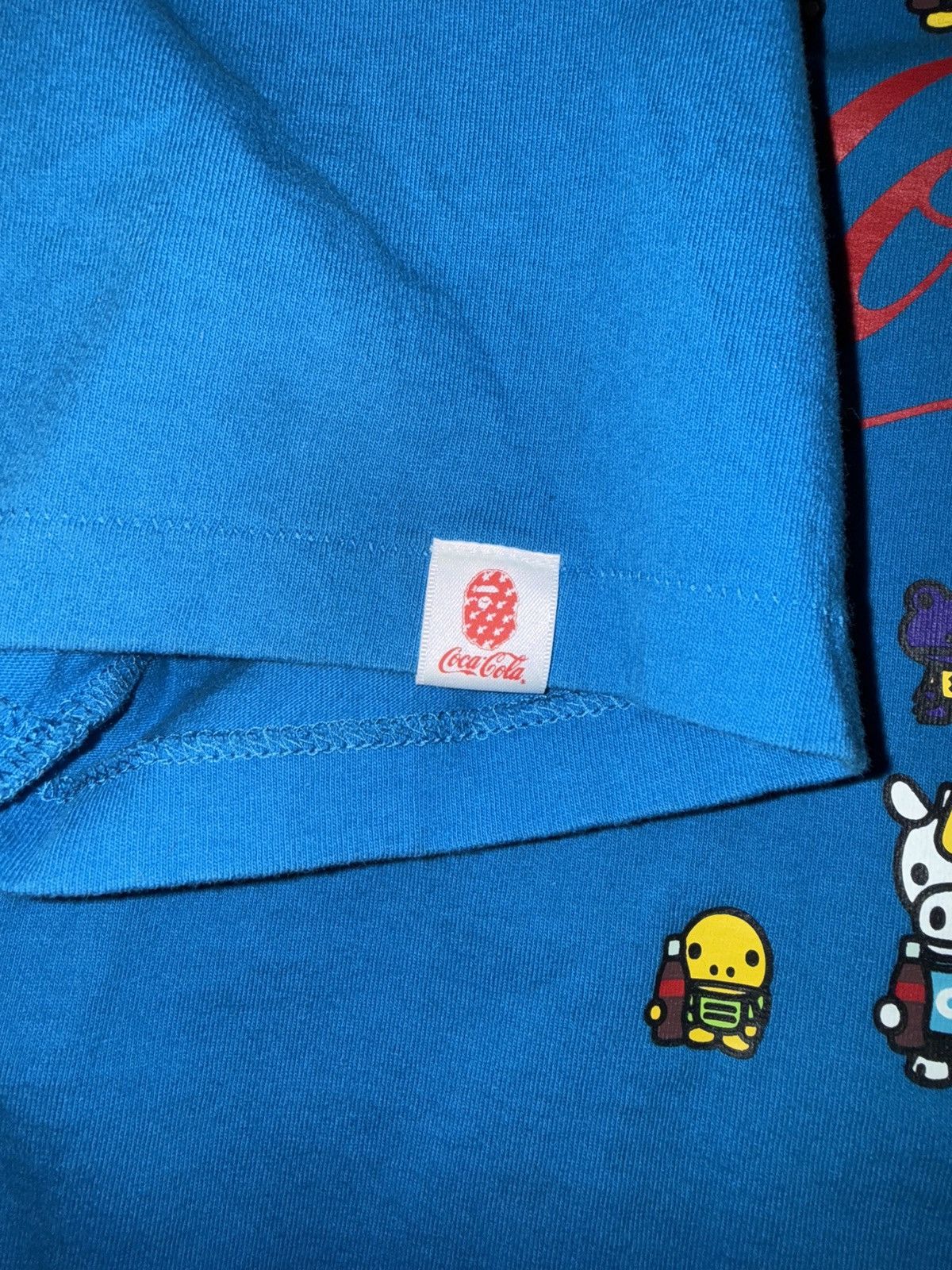 Bape × Coca Cola BAPE x Coca-Cola blue T-shirt Size XL Size US XL / EU 56 / 4 - 5 Thumbnail