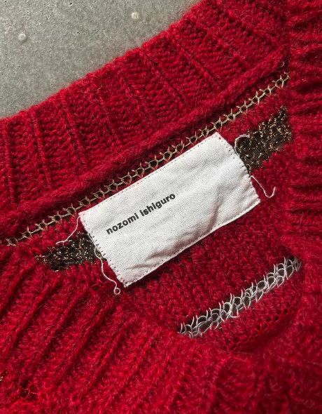 Nozomi Ishiguro Nozomi Ishiguro AW11 Runway Distressed Knit Long Sleeve Size XL / US 12-14 / IT 48-50 - 8 Thumbnail