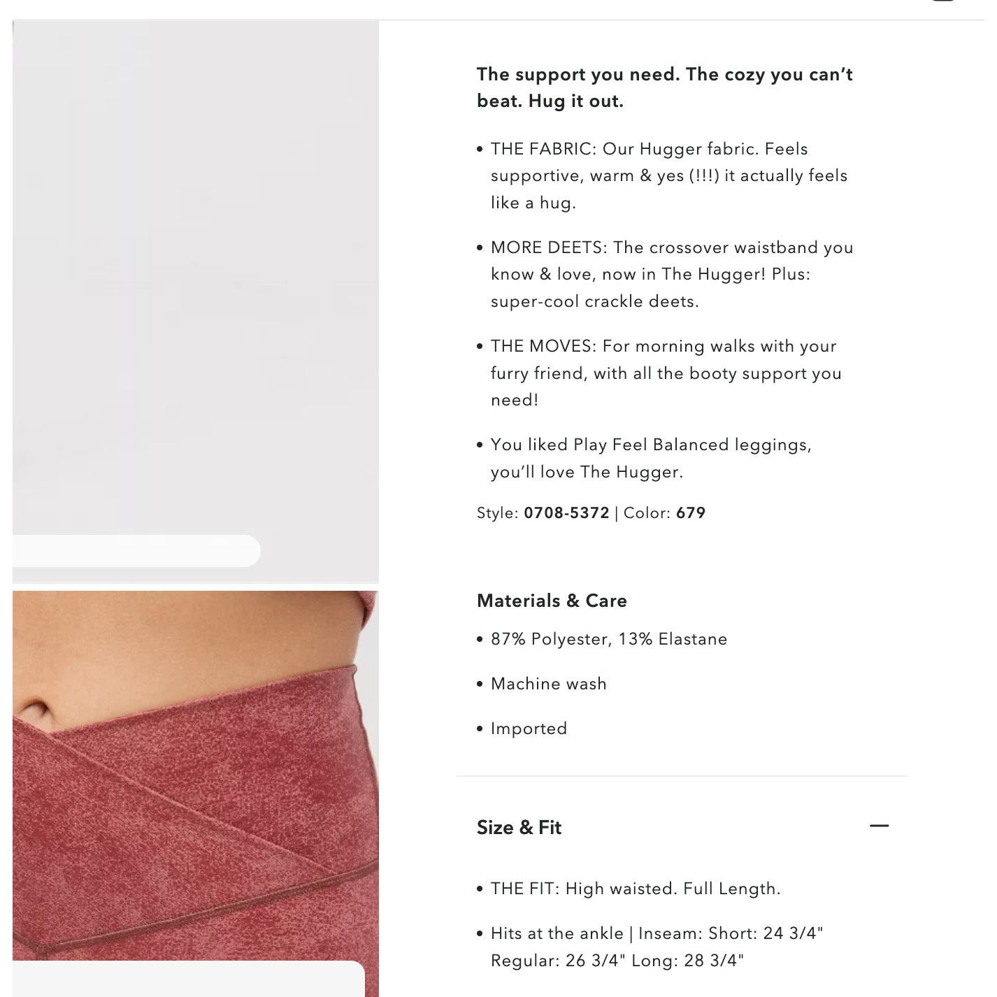 American Eagle Outfitters AERIE OFFLINE Hugger Crossover High Waisted Legging Small Size 27" / US 4 / IT 40 - 8 Thumbnail