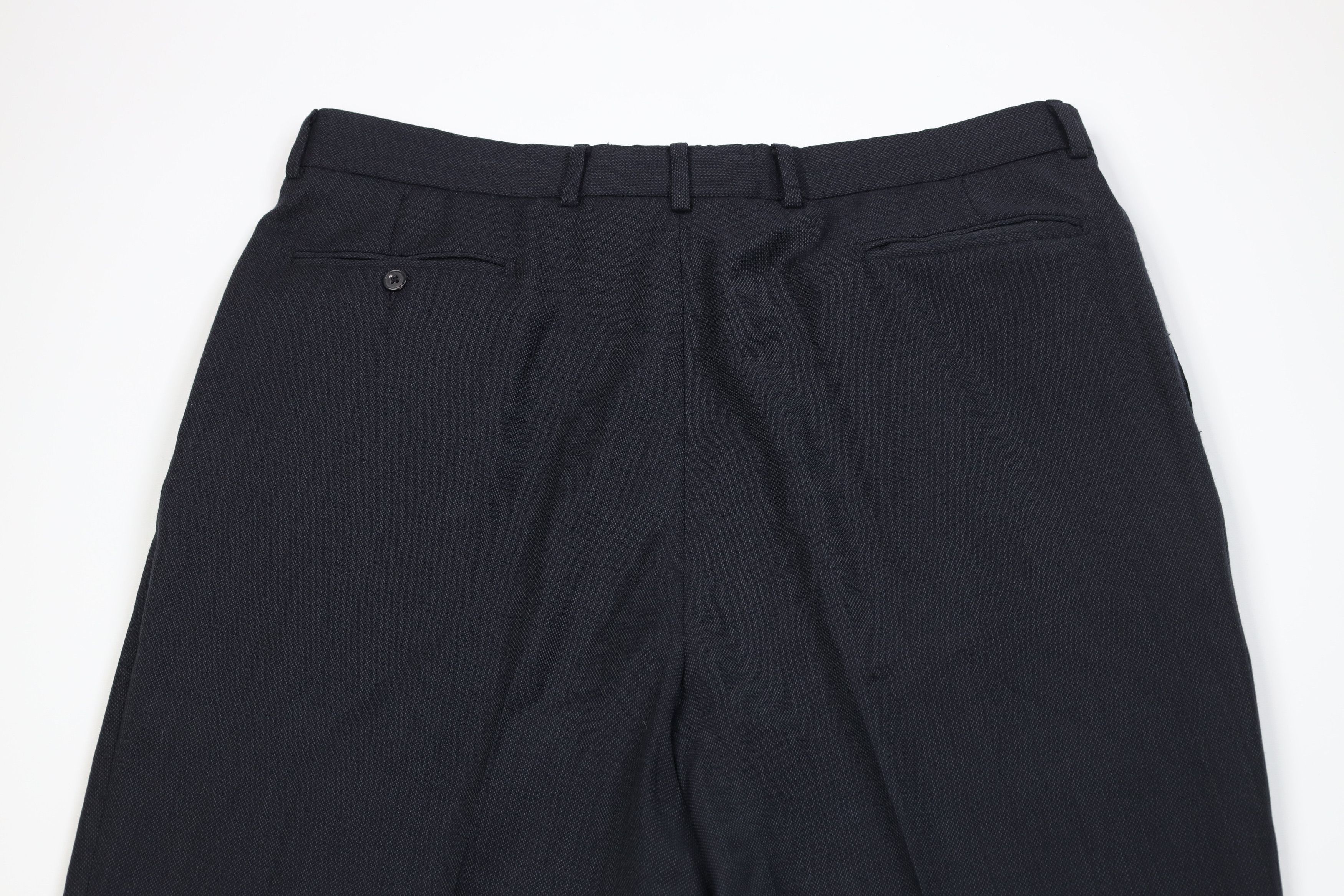 Vintage Vintage 70s Streetwear Knit Wide Leg Chino Pants Blue USA Size US 38 / EU 54 - 8 Thumbnail
