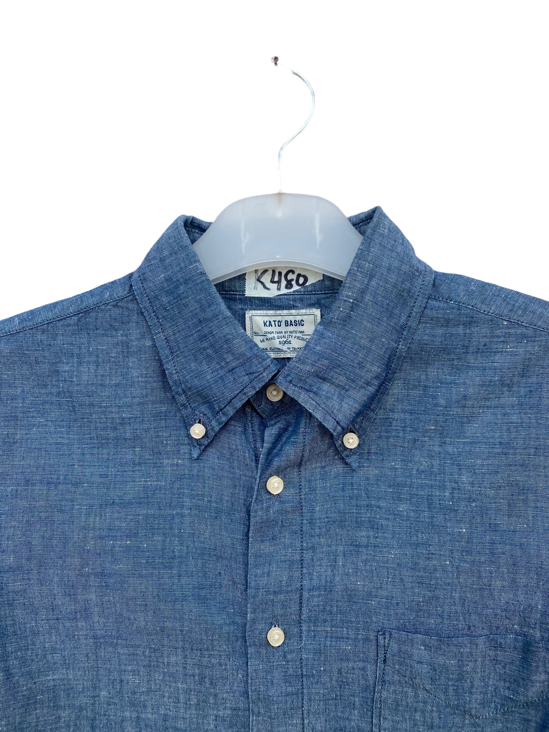 KATO KATO BASIC JAPAN CHAMBRAY SHIRT Size US M / EU 48-50 / 2 - 3 Thumbnail