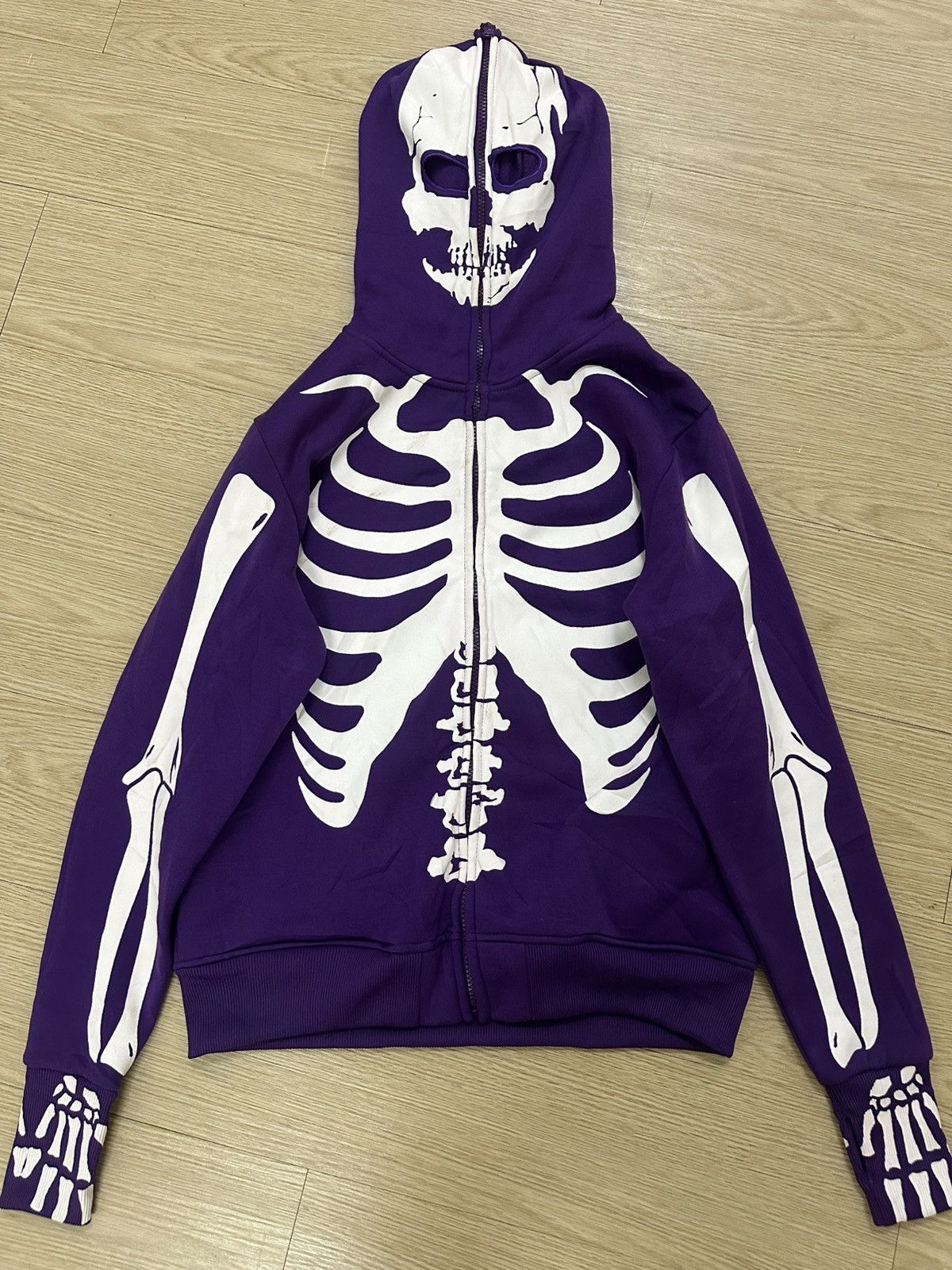 Japanese Brand Rare And Beautiful Lock Heaven Skulls Full Zipper Hoodie Size US M / EU 48-50 / 2 - 6 Thumbnail