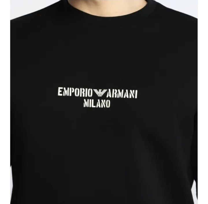 Emporio Armani Emporio Armani: Luxury Navy Sweatshirt (Size: L) Size US L / EU 52-54 / 3 - 4 Thumbnail