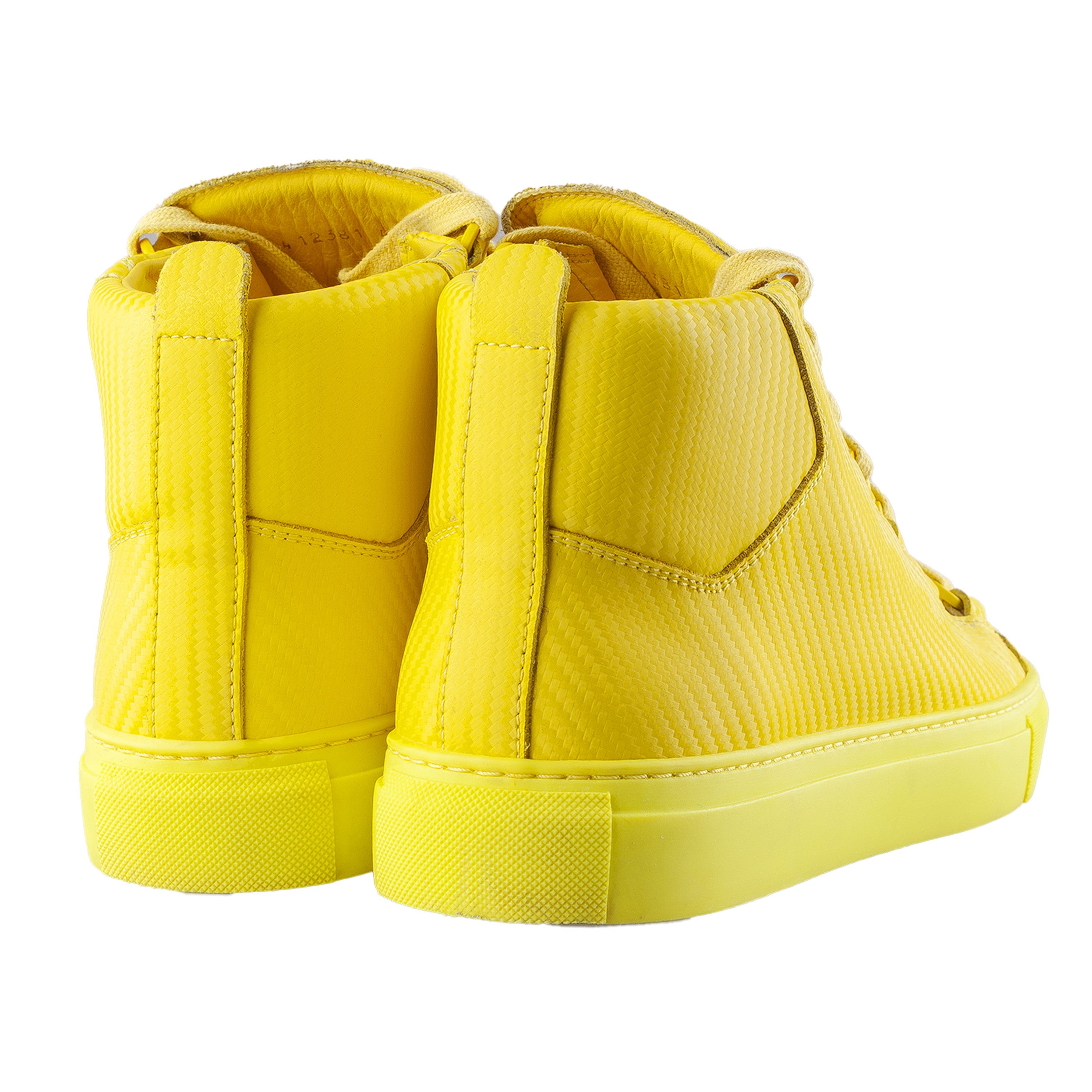 Balenciaga Balenciaga Arena Low Yellow Leather Shoes (40 IT/ 41 EU) Size US 7.5 / EU 40-41 - 7 Thumbnail