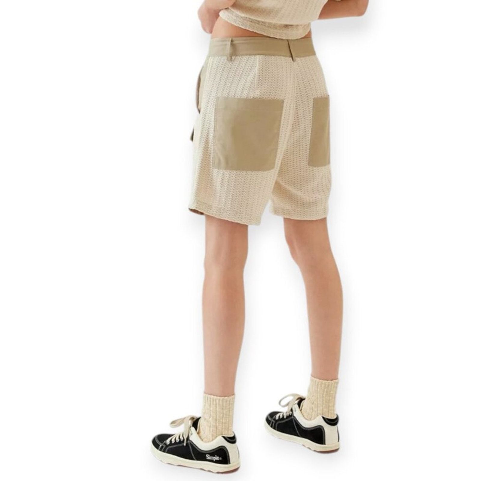 FRIED RICE Fried Rice Saturday Loose Utility Knit Cargo Shorts NWOT Size US 31 - 4 Thumbnail