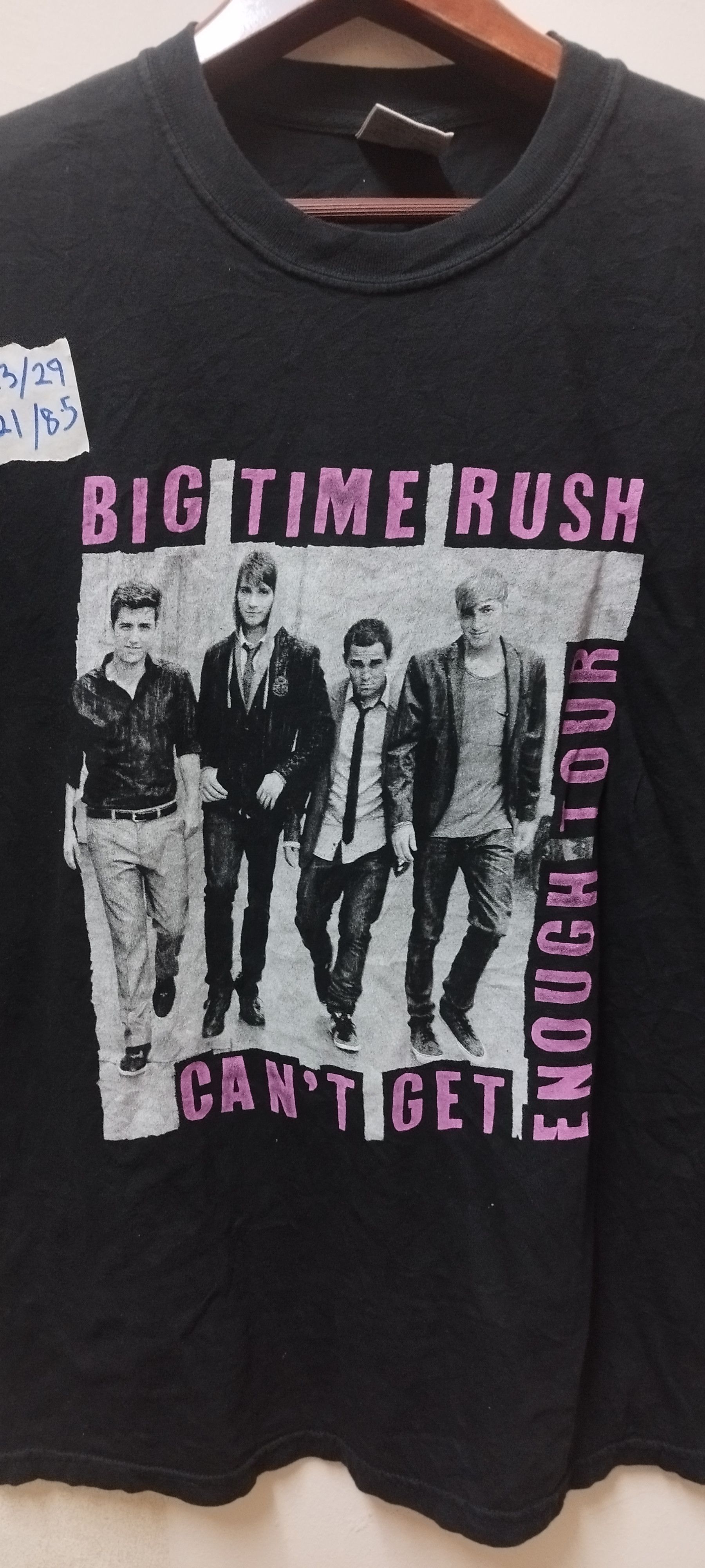 Band Tees Big Time Rush Official Tour Tees 2023 BTR Can’t Get Enough Size US L / EU 52-54 / 3 - 2 Thumbnail