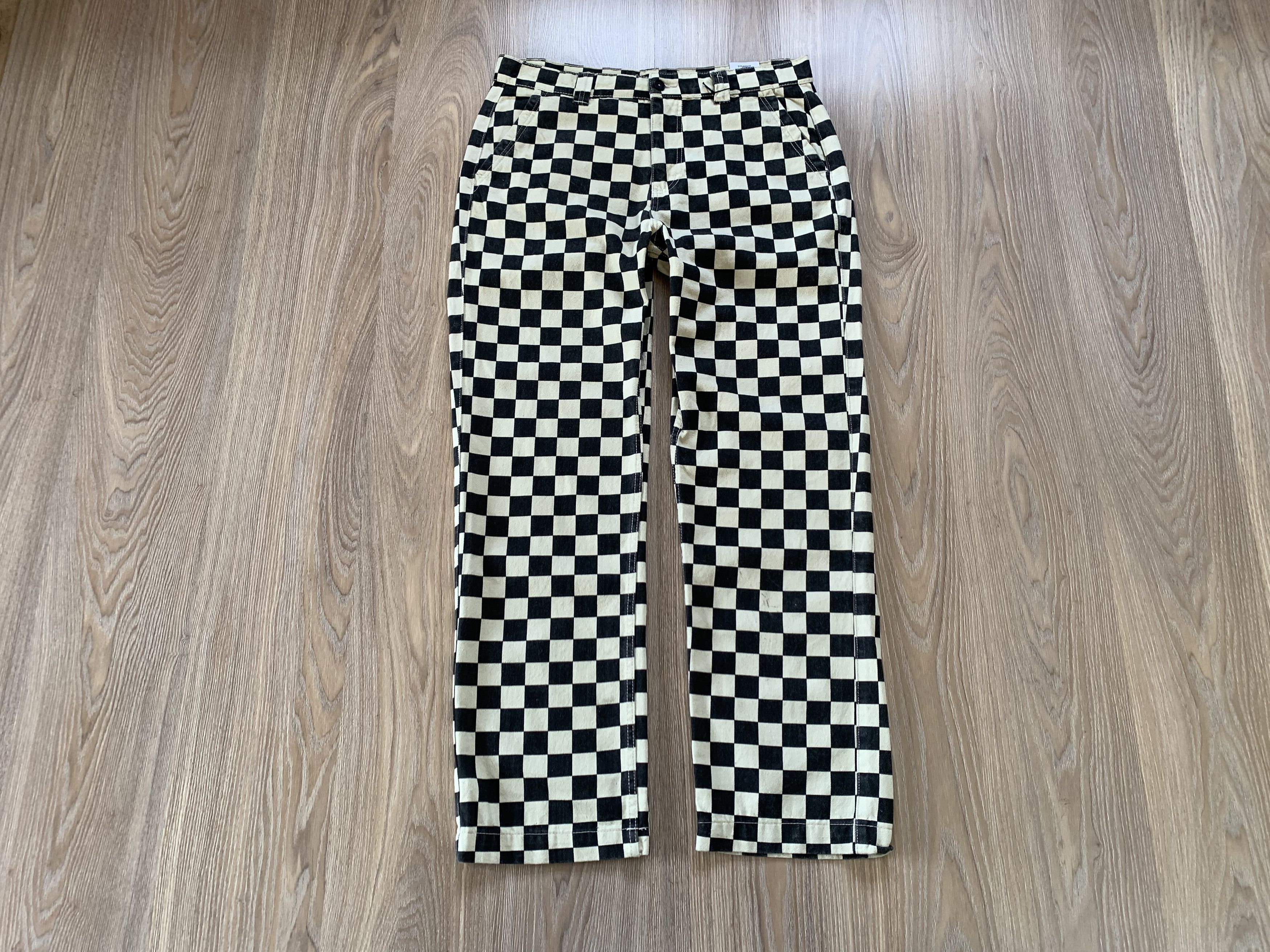 Other House Brand Checkered Black & White Pants Jeans Size US 36 / EU 52 - 13 Thumbnail