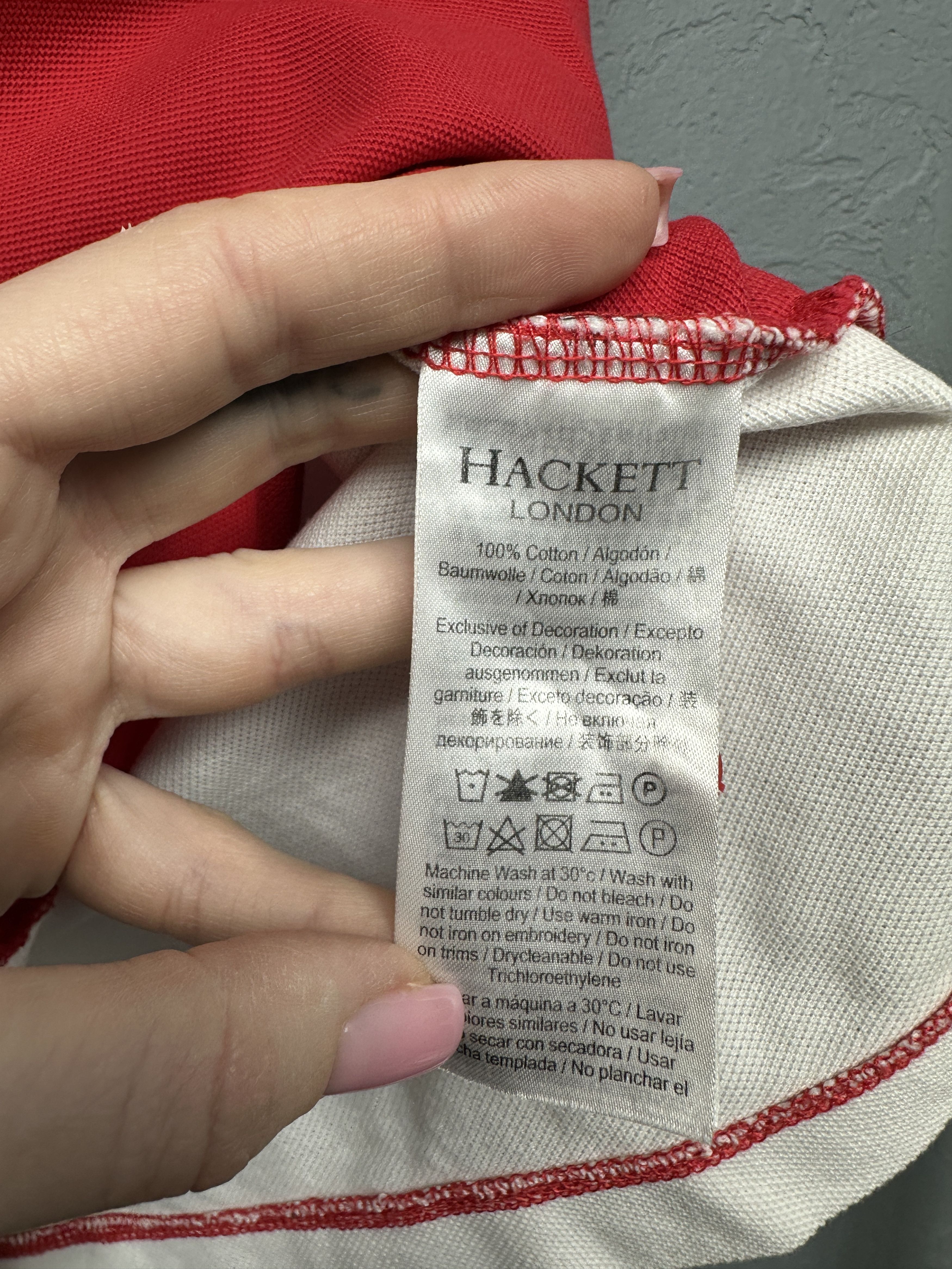 Hackett Aston Martin by Hackett Mens Polo Shirt Size US M / EU 48-50 / 2 - 4 Thumbnail