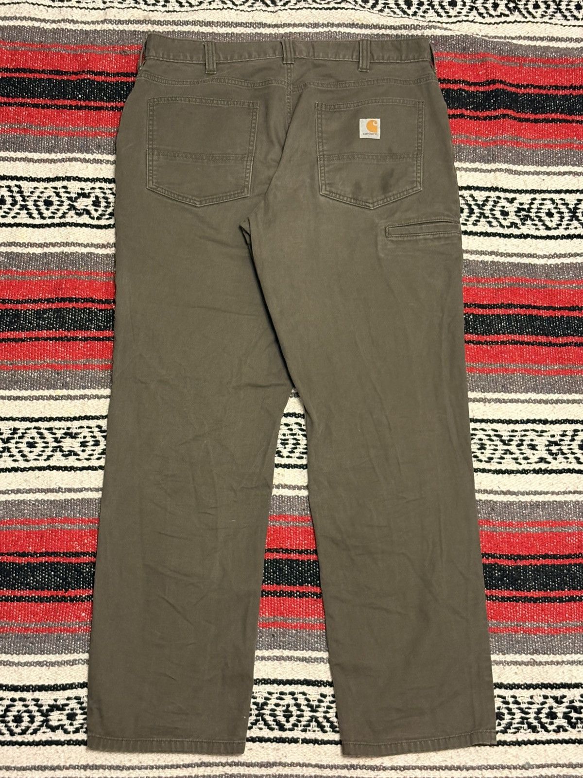 Carhartt Used carhartt brown pants Size US 36 / EU 52 - 2 Thumbnail