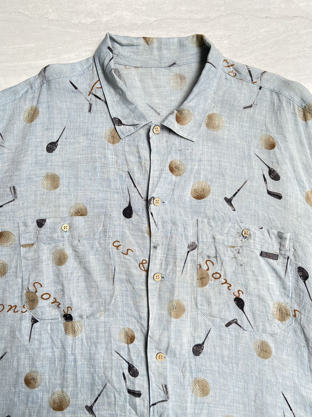 Mademoiselle Non Non PAPAS ISLAND Motive Shirt Size US XL / EU 56 / 4 - 3 Thumbnail