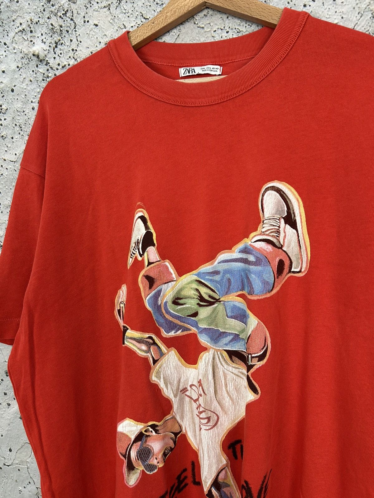 Zara Zara Hip Hop Rap Baggy Oversized Tee Streetwear Skate Size US L / EU 52-54 / 3 - 3 Thumbnail