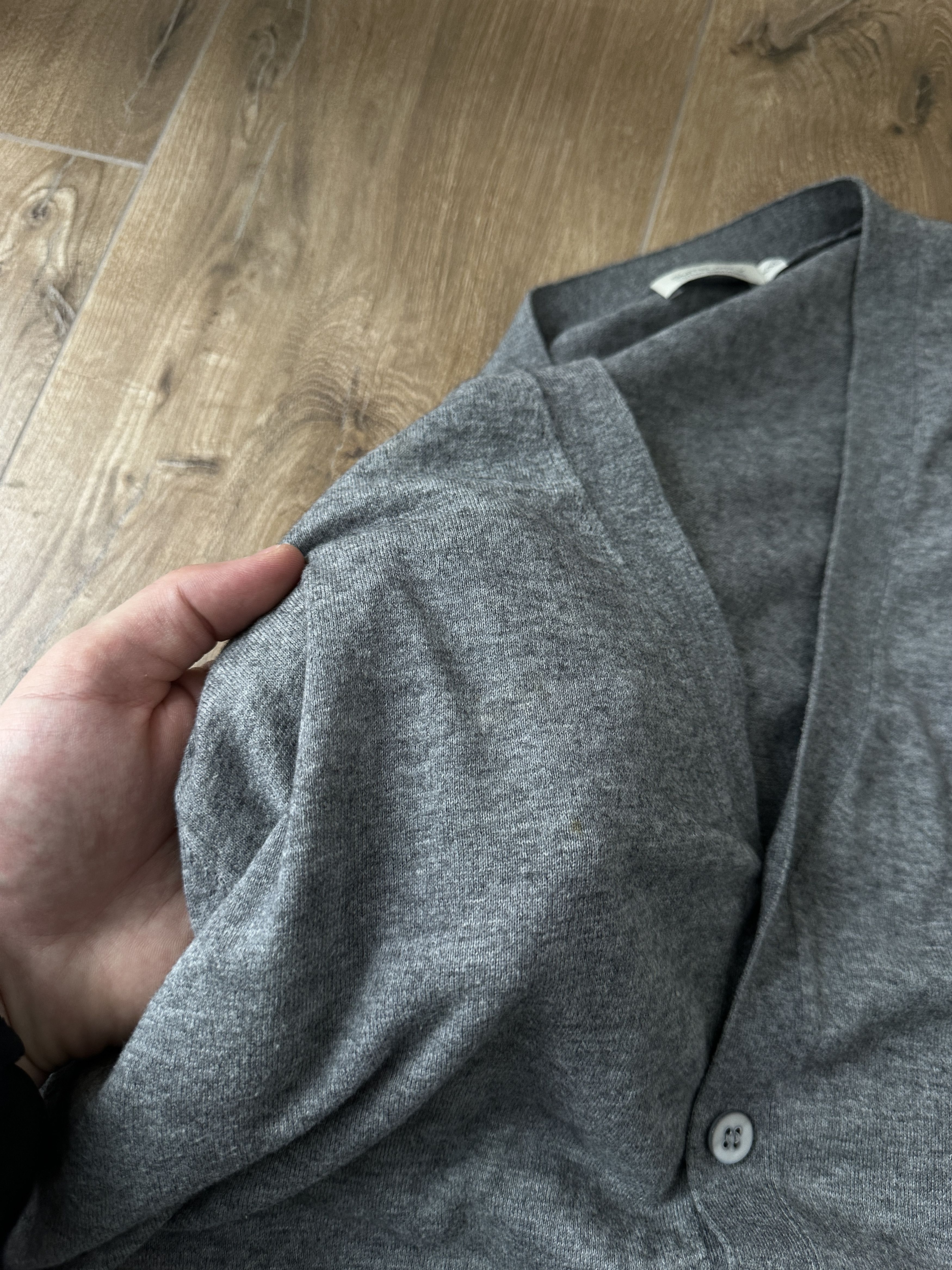 Suitsupply Suitsupply cotton cashmere men's gray Cardigan Size: XXL Size US XXL / EU 58 / 5 - 5 Thumbnail