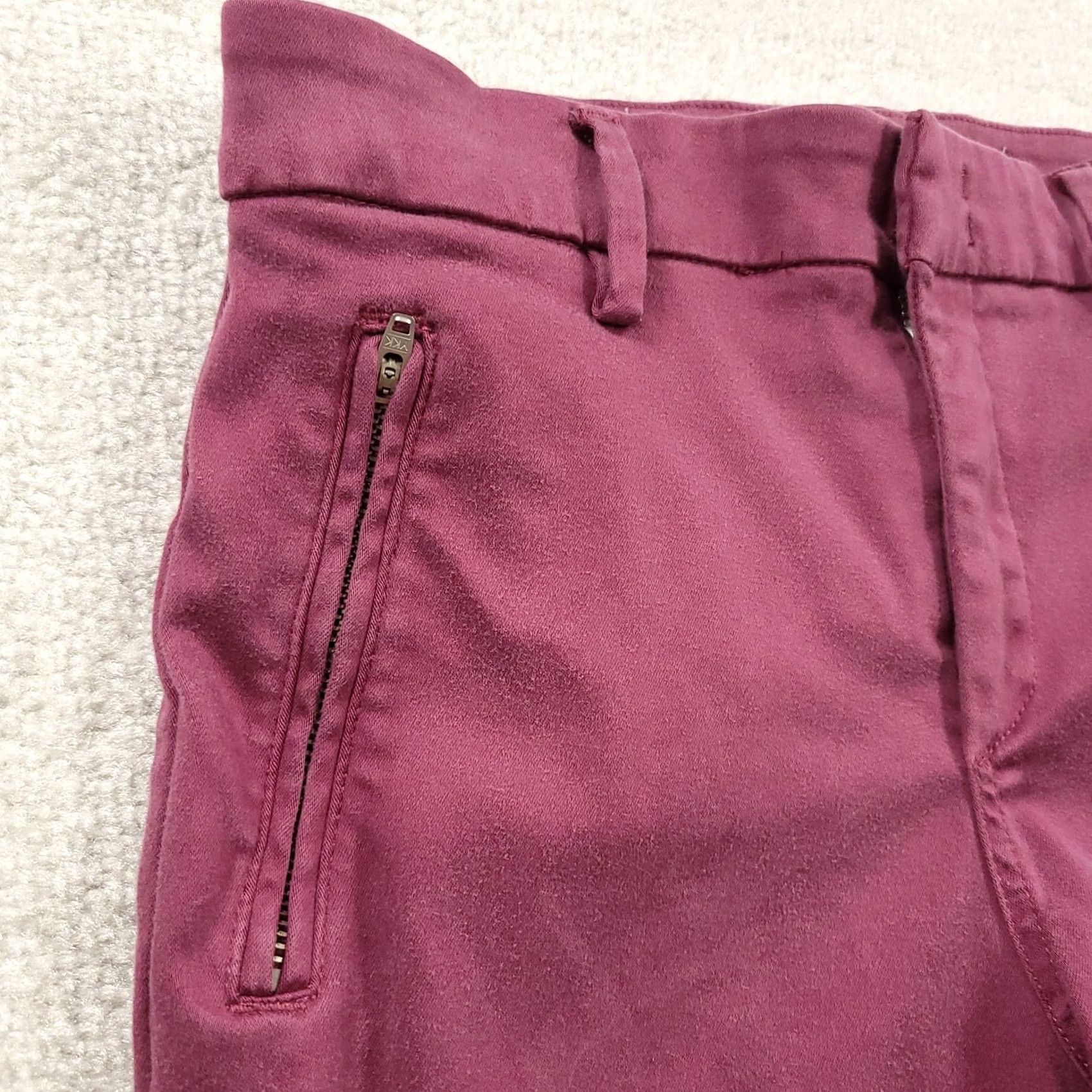 Vintage VINTAGE Level 99 Pants Women's 28 Purple Lyocell Blend Straight Leg Capri Zipper PHOTO Size 28" / US 6 / IT 42 - 3 Thumbnail