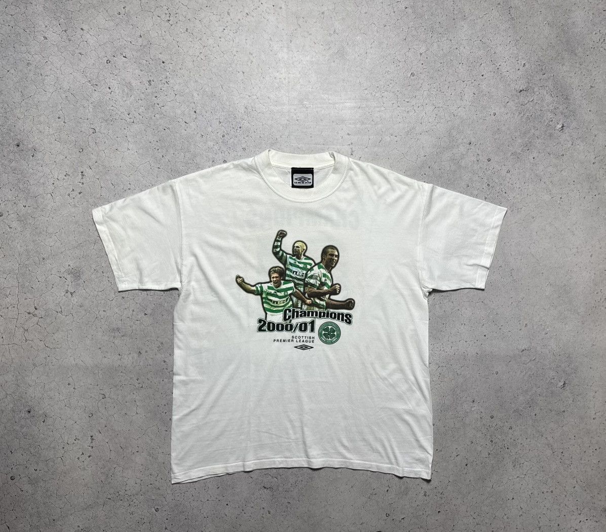 Umbro Umbro FC Celtic Champions 2000/2001 Vintage Shirt Soccer 01 Size US XL / EU 56 / 4 - 1 Thumbnail