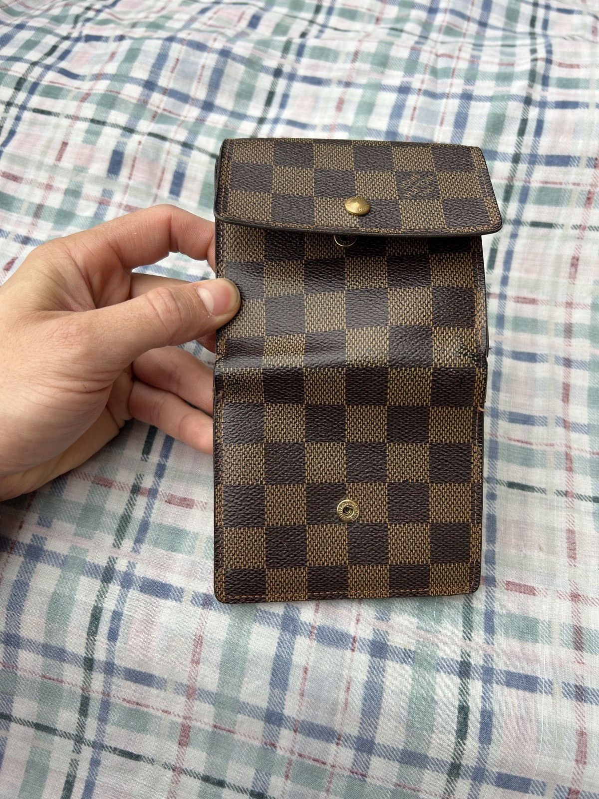 Louis Vuitton Authentic Louis Vuitton Damier Ebene Elise Wallet Size ONE SIZE - 13 Thumbnail