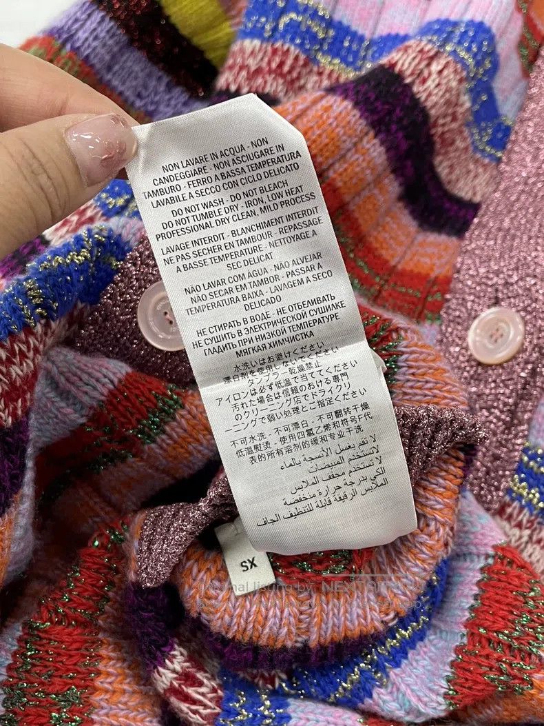 Gucci Gucci Colourful striped silk printed double-sided cardigan Size XS / US 0-2 / IT 36-38 - 8 Thumbnail