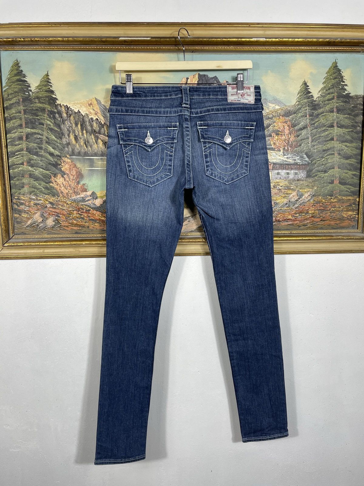 True Religion × Vintage True Religion Vintage Y2k Denim Jeans Trousers Pants Swag Size 29" - 2 Thumbnail