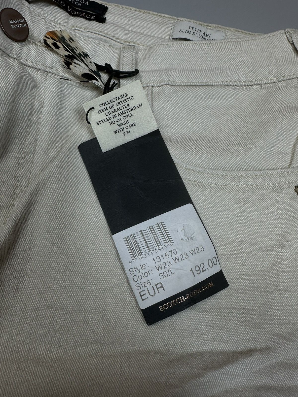 Jean × Scotch & Soda Petit Ami Slim jeans Scotch&Soda Size 32" / US 10 / IT 46 - 3 Thumbnail