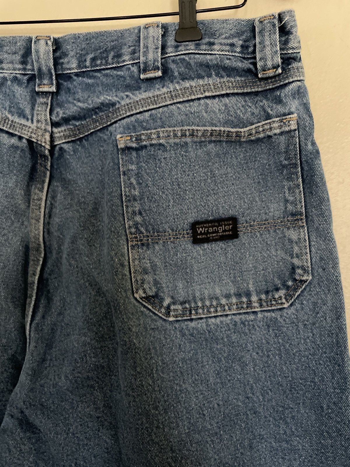 Vintage × Wrangler Wrangler Utility Jean Shorts Men’s Size 38 JORTS Blue Denim Size US 38 / EU 54 - 9 Thumbnail
