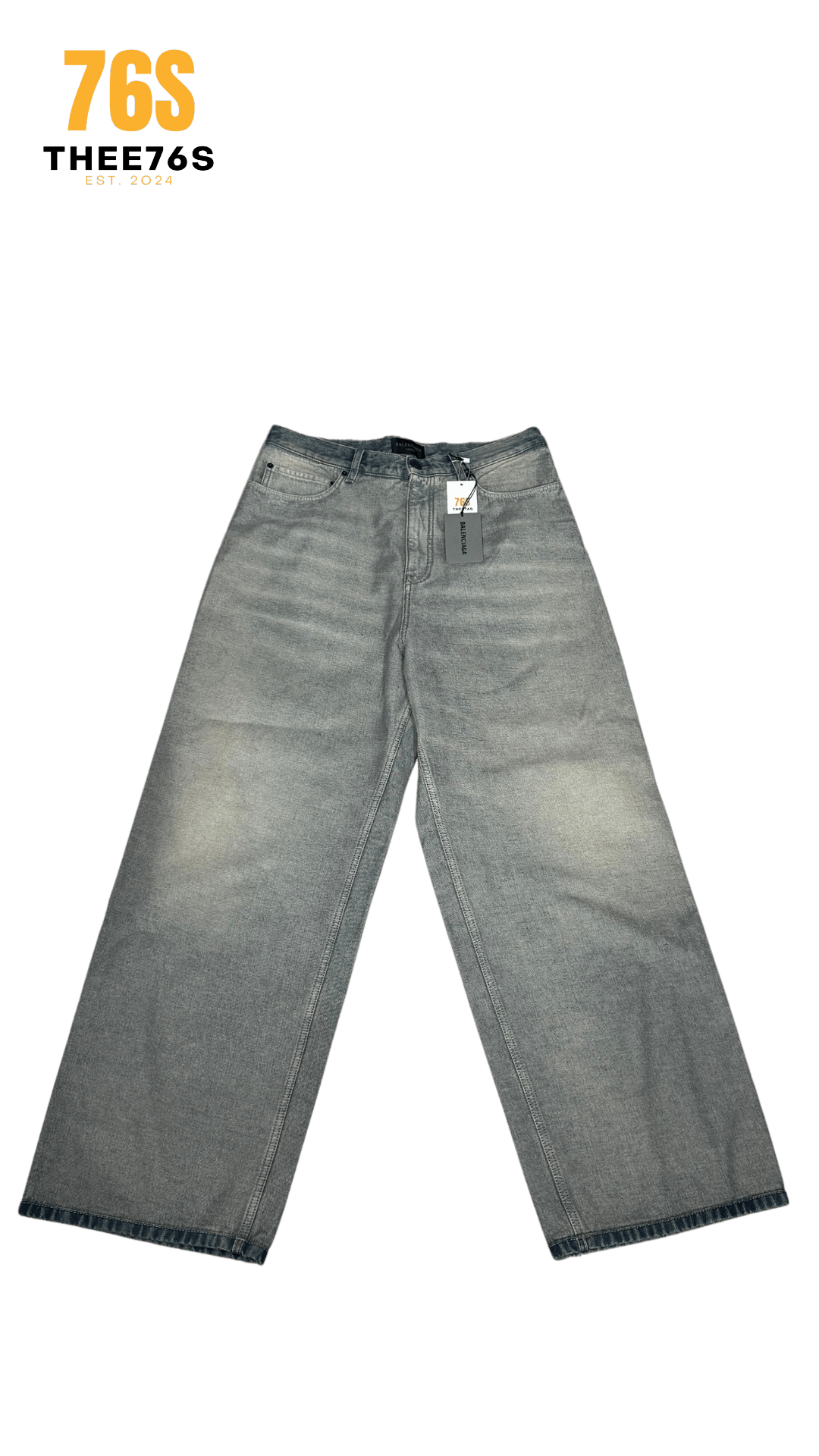 Balenciaga Balenciaga SS24 Inside out baggy jeans in Blue Size US 30 / EU 46 - 1 Thumbnail