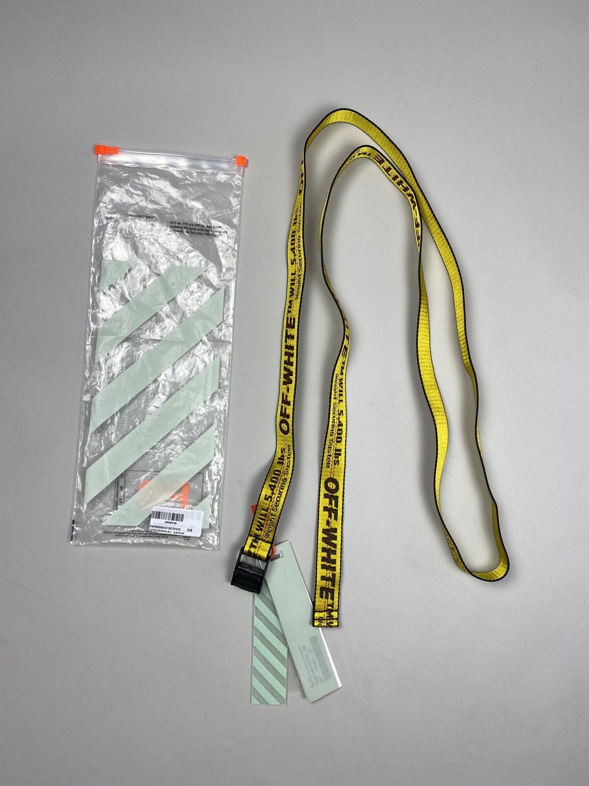 Off-White BNWT! Off-white Carry OV Mini Industrial belt one Size Size ONE SIZE - 4 Thumbnail