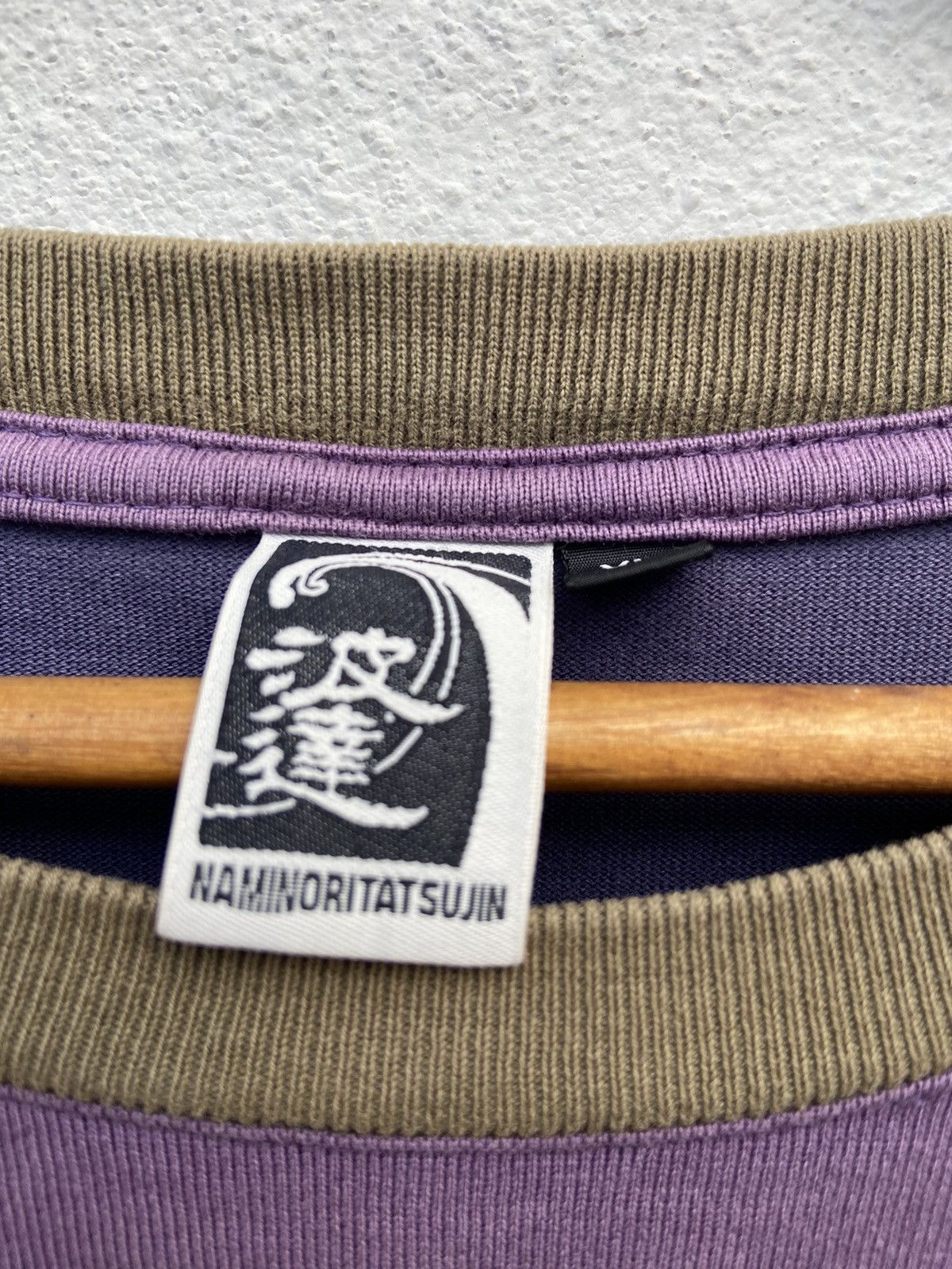 Japanese Brand 🔥 Naminoritatsujin t shirt long sleeve Namiasobi Size US M / EU 48-50 / 2 - 8 Thumbnail