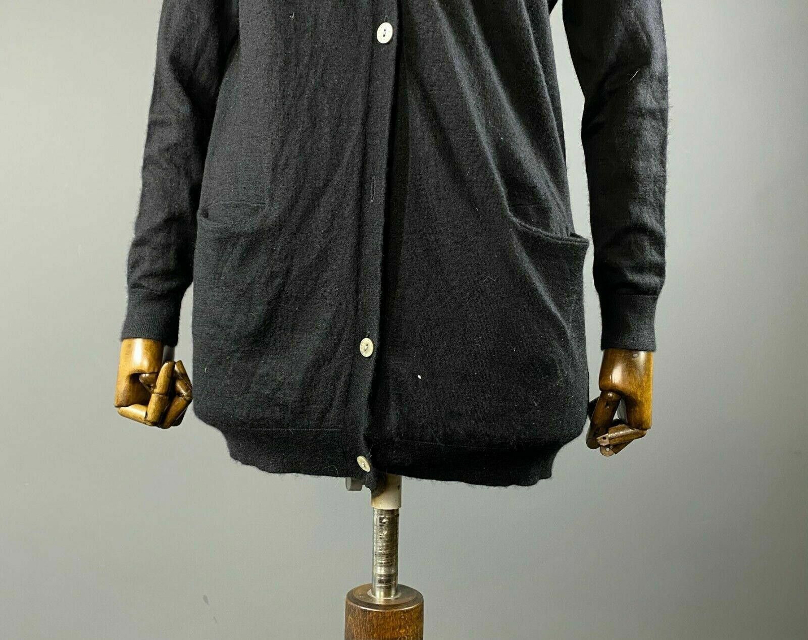 FTC Ladiess FTC V-Neck Black Cashmere Cardigan Jumper Size S Size S / US 4 / IT 40 - 4 Thumbnail