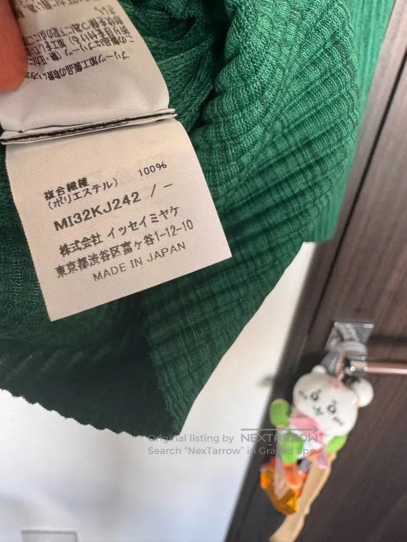 Issey Miyake Issey Miyake size:one size Green Long Sleeve Top Size XXS / US 00 / IT 34 - 3 Thumbnail