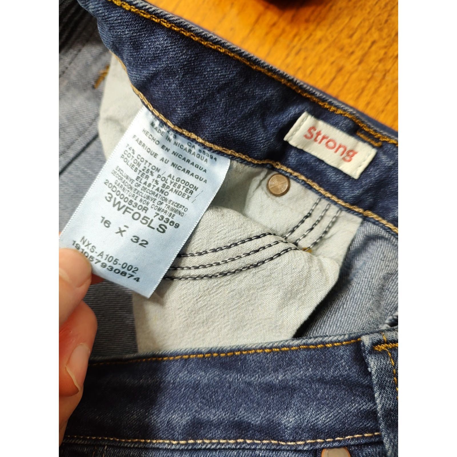 Wrangler Wrangler Riggs Jeans Womens 16x32 Blue Bootcut 5 Pocket Stretch Workwear NWT Size 38" / US 16 / IT 52 - 5 Thumbnail