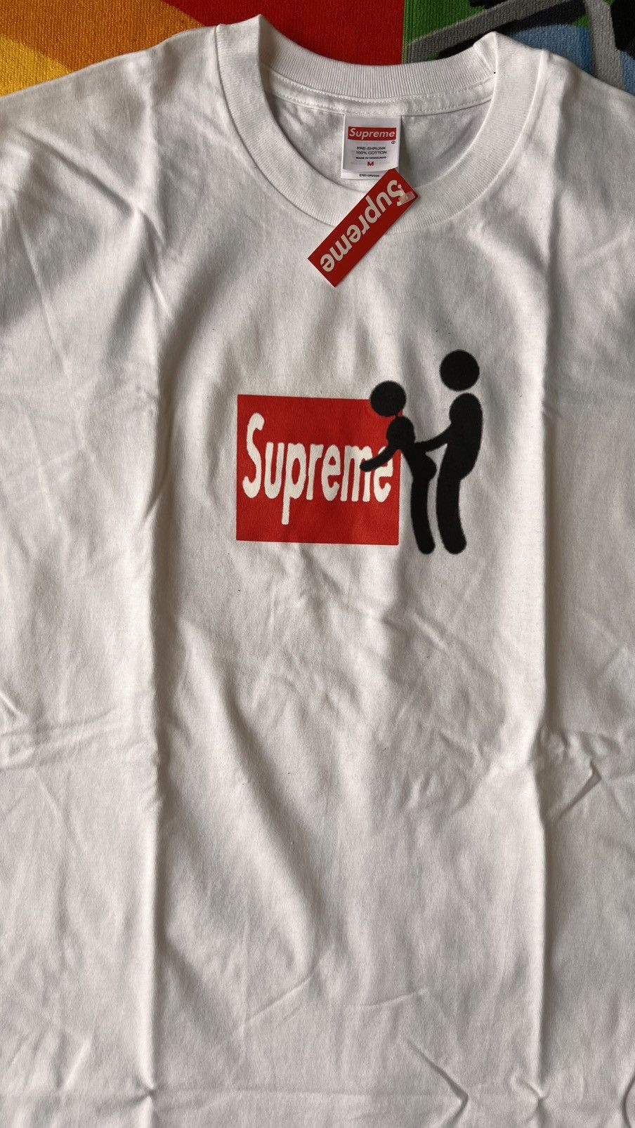 Supreme Supreme Stick Figure xxx sex doggy t-shirt white box logo Size US M / EU 48-50 / 2 - 7 Thumbnail