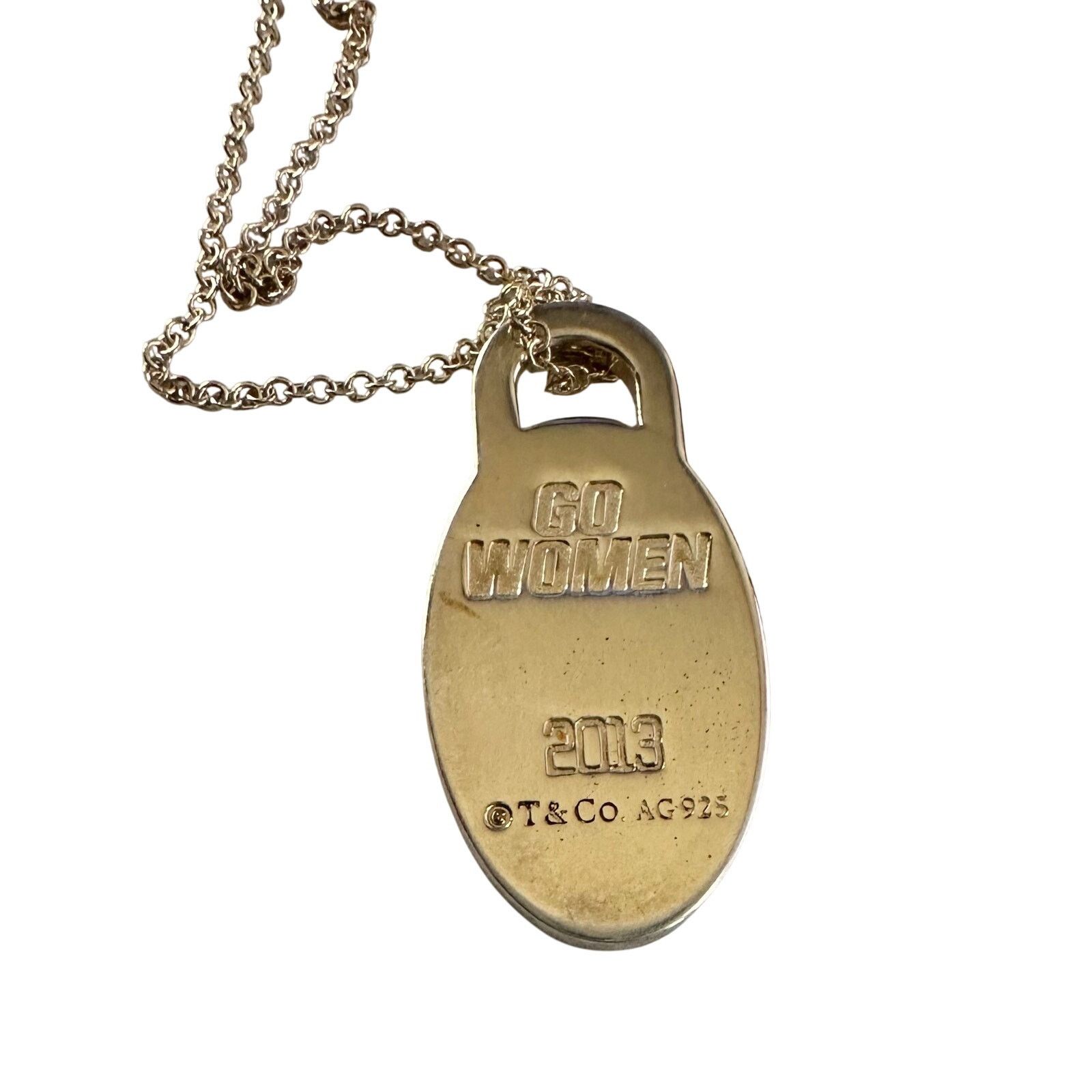 Tiffany & Co. Tiffany and Co "Go Women" 2013 Marathon Necklace Size ONE SIZE - 2 Thumbnail