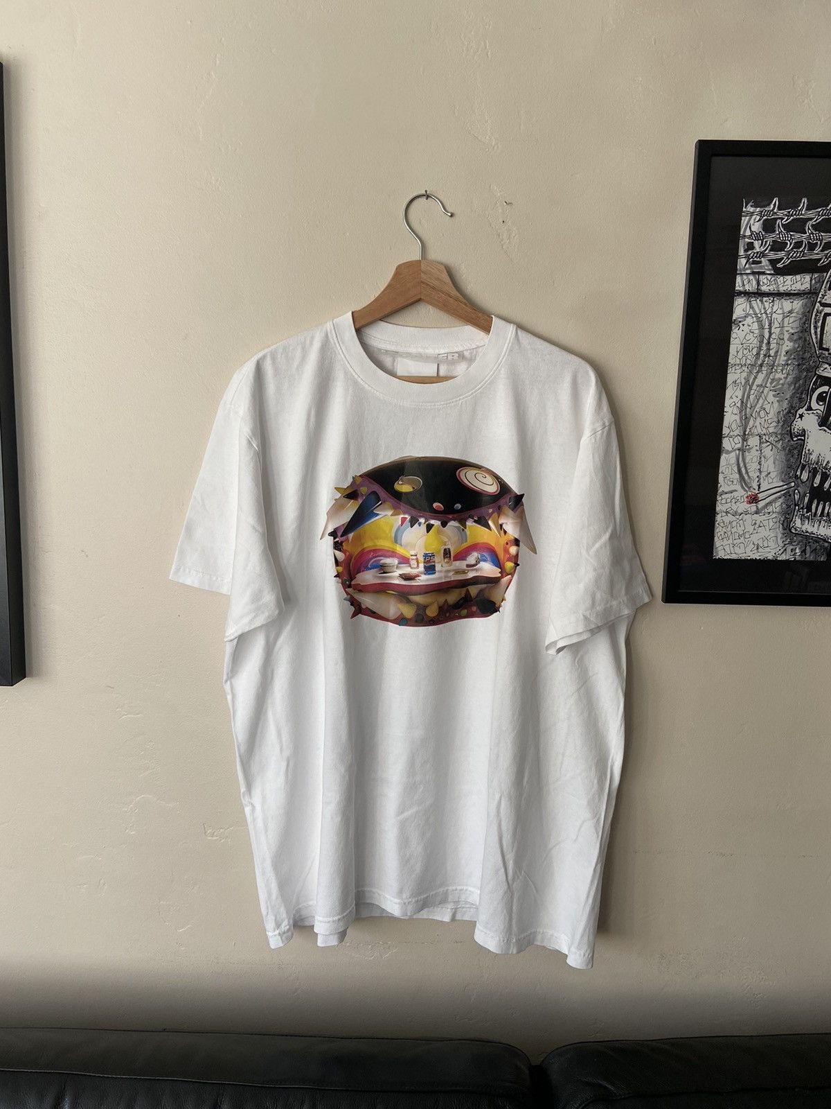 image of Nigo x Pharrell Joopiter ‘Just Phriends’ Auction Tee, ‘The Simple Things’ in White, Men's (Size XL)