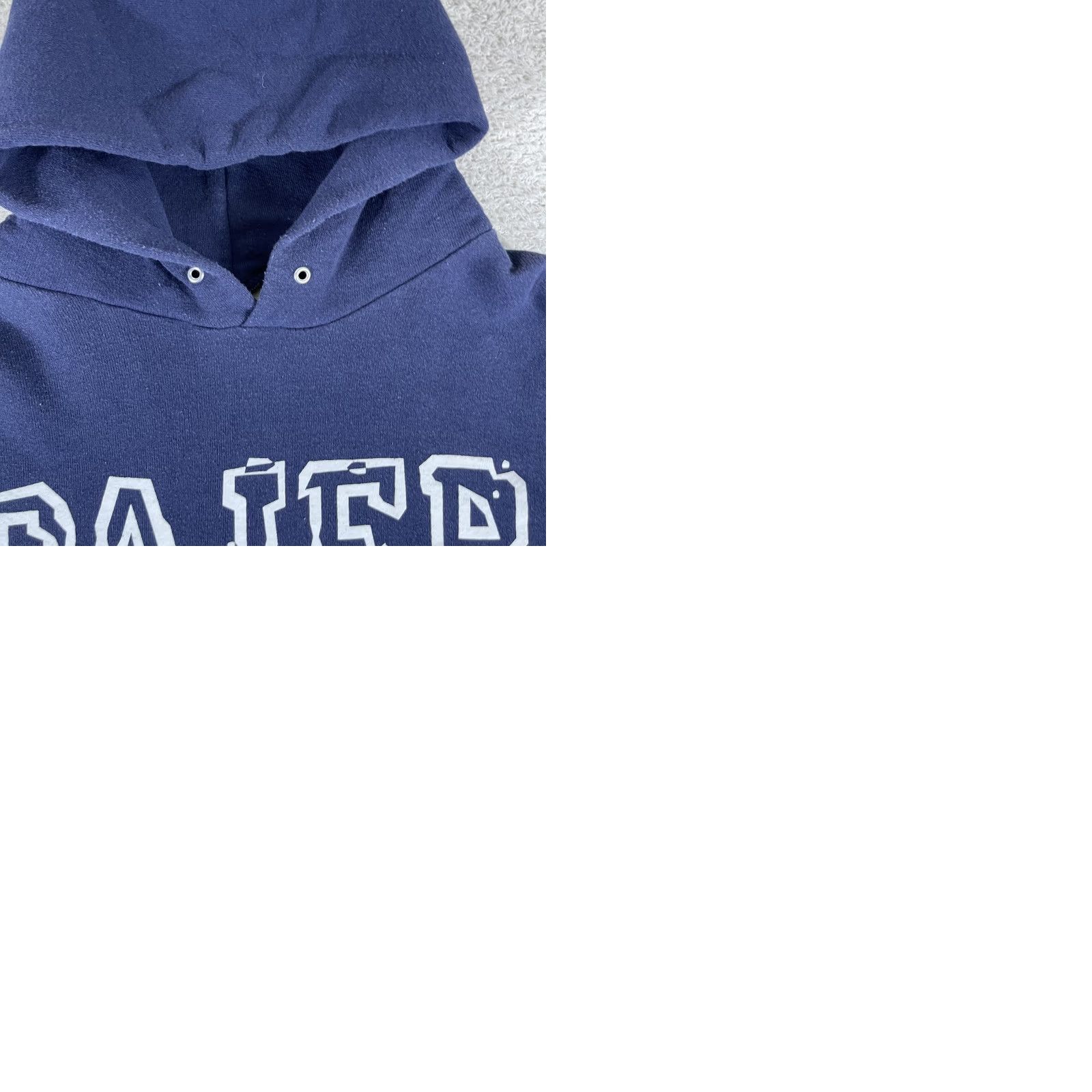 Lee VINTAGE Paier College of Art Hoodie Sweatshirt Adult XL Blue 90s Y2K Men Pullover Graphic Print Sweatshirt Size US XL / EU 56 / 4 - 9 Thumbnail
