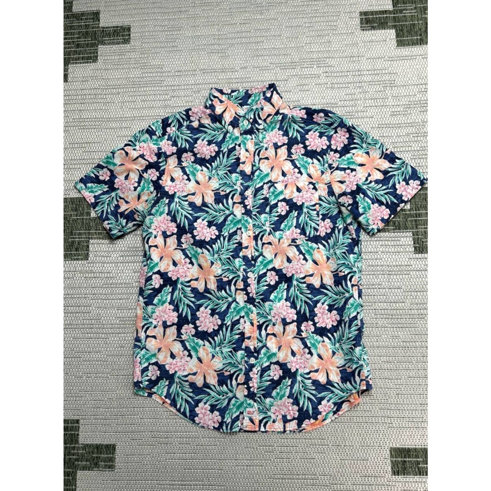Vineyard Vines Vineyard Vines Murray Shirt Men Small Multicolor Floral Tropical Cotton Shirt (Button-Up) Size US S / EU 44-46 / 1 - 2 Thumbnail