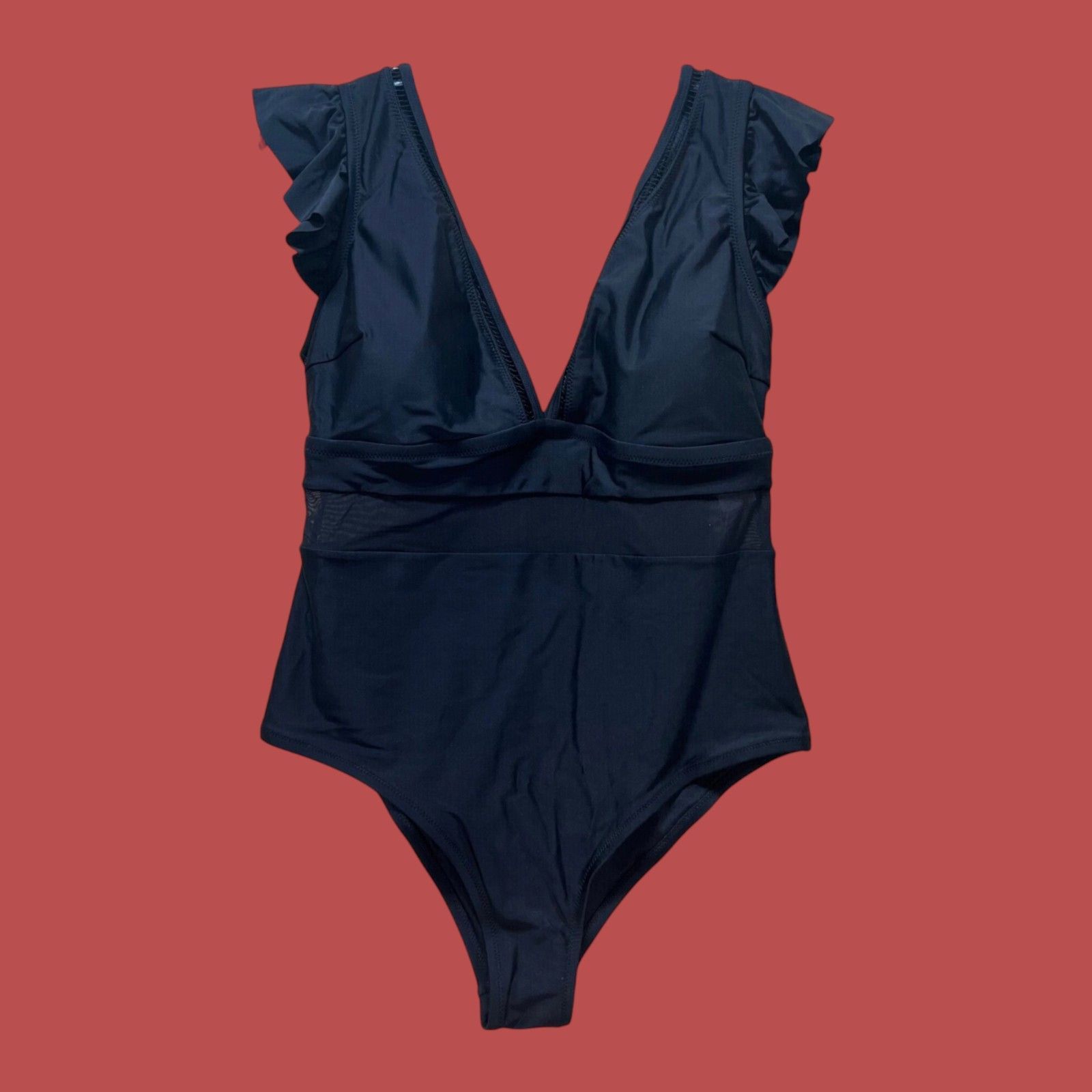 Other CUPSHE - Women's High Coverage One Piece Swimsuit - Black - Size ONE SIZE - 1 Thumbnail