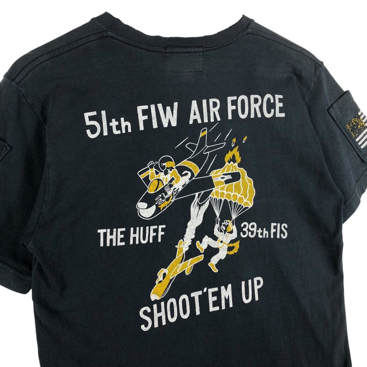 Vintage PHERROWS Militaria 51th Fiw Air Force T-Shirt Size US S / EU 44-46 / 1 - 8 Thumbnail
