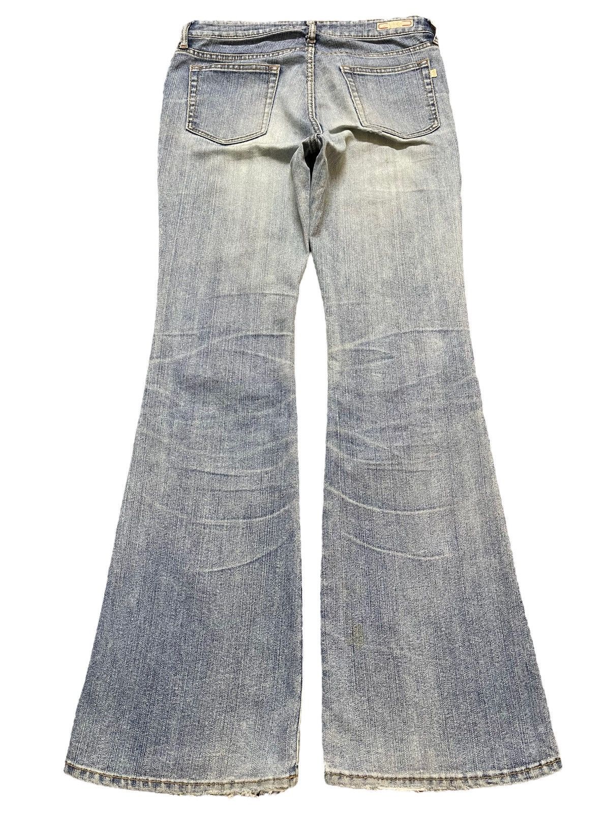 Hysteric Glamour Vintage Japan Brand Blue Wash Faded Style Flare Wide Leg Size US 30 / EU 46 - 2 Thumbnail