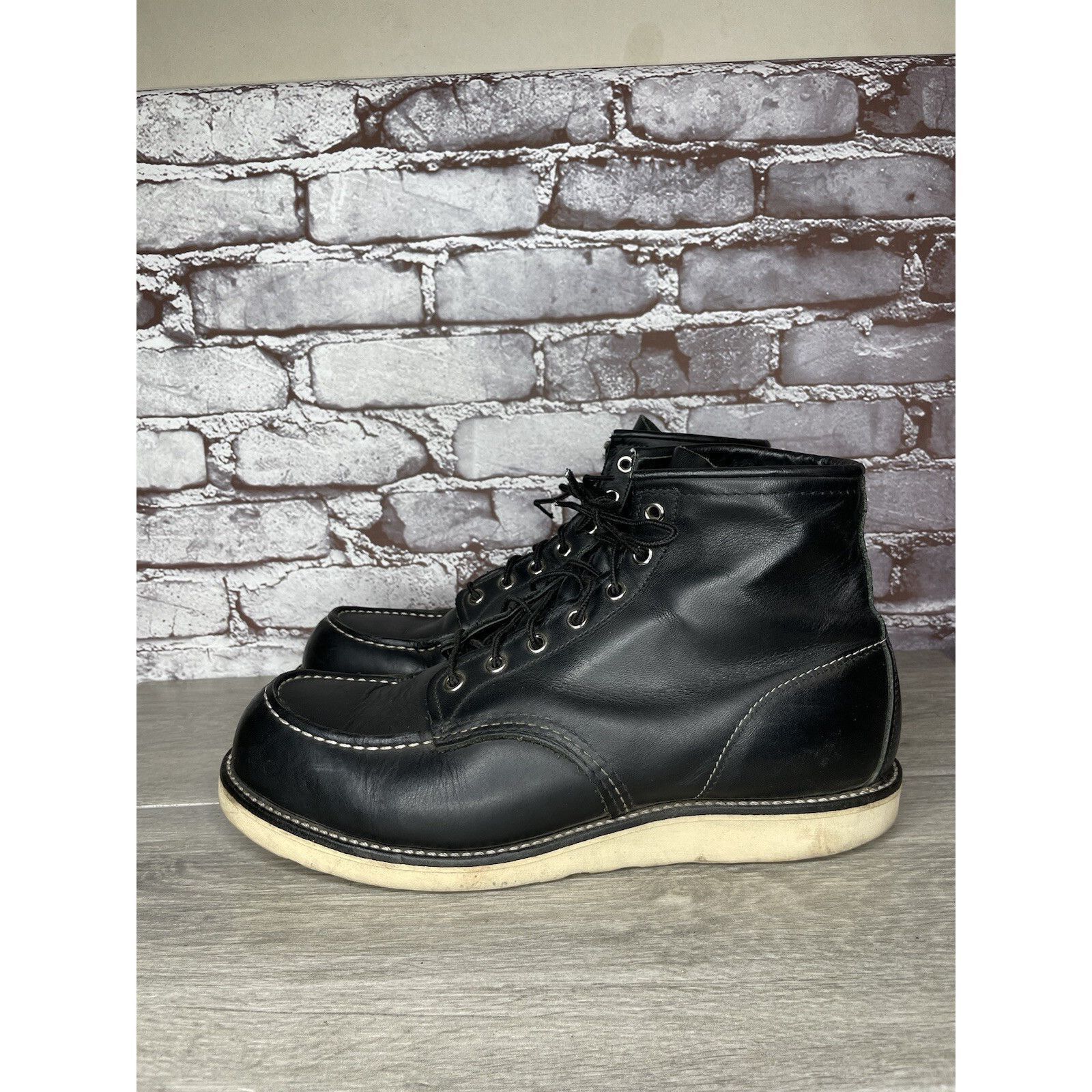 Red Wing Red Wing Boots 9075 Harley Ninja Genuine Black Leather Lace Size US 11 / EU 44 - 22 Thumbnail