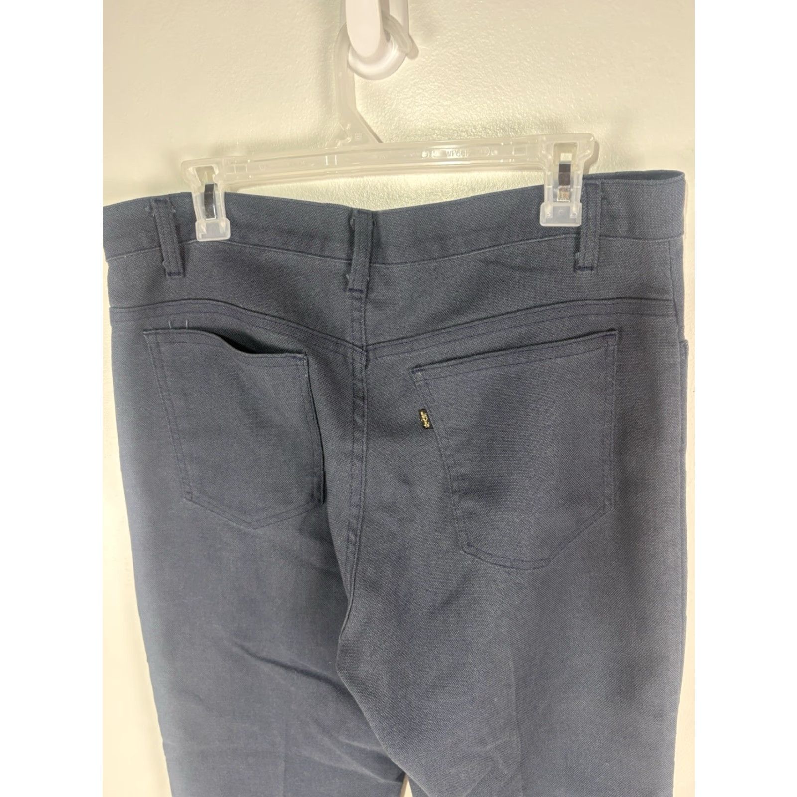 Levi's VINTAGE Levi’s Gray Textured Sta-Prest Pants Mens 36x31 USA Shirt? Size US 36 / EU 52 - 6 Thumbnail