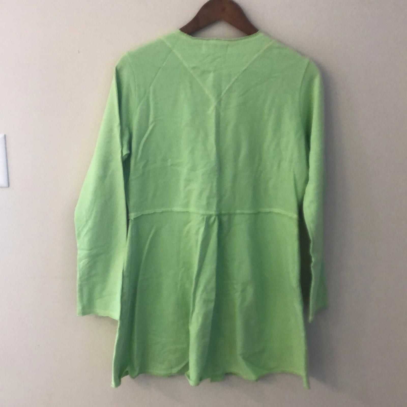 Other Soft Surroundings Light Green jacket 100% cotton SZ SM Size S / US 4 / IT 40 - 3 Thumbnail