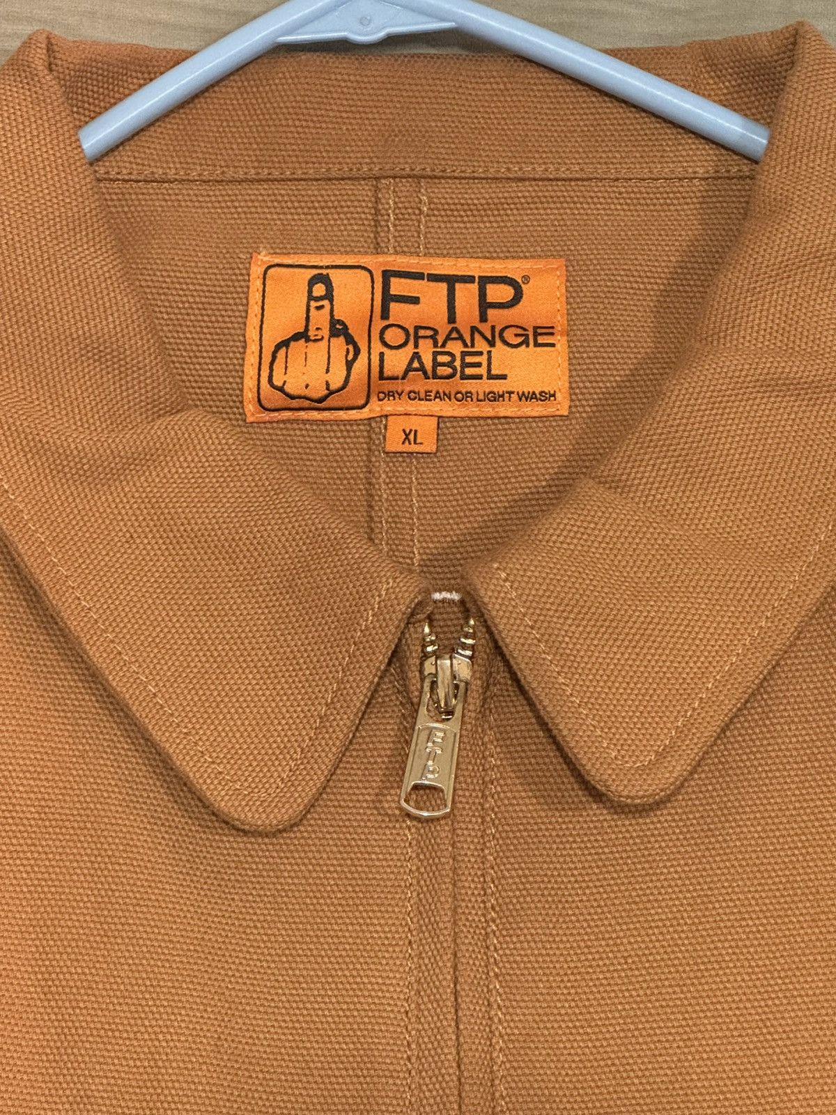 Fuck The Population FTP (FuckThePopulation) Embossed Logo Work Jacket Brown Size US XL / EU 56 / 4 - 5 Thumbnail